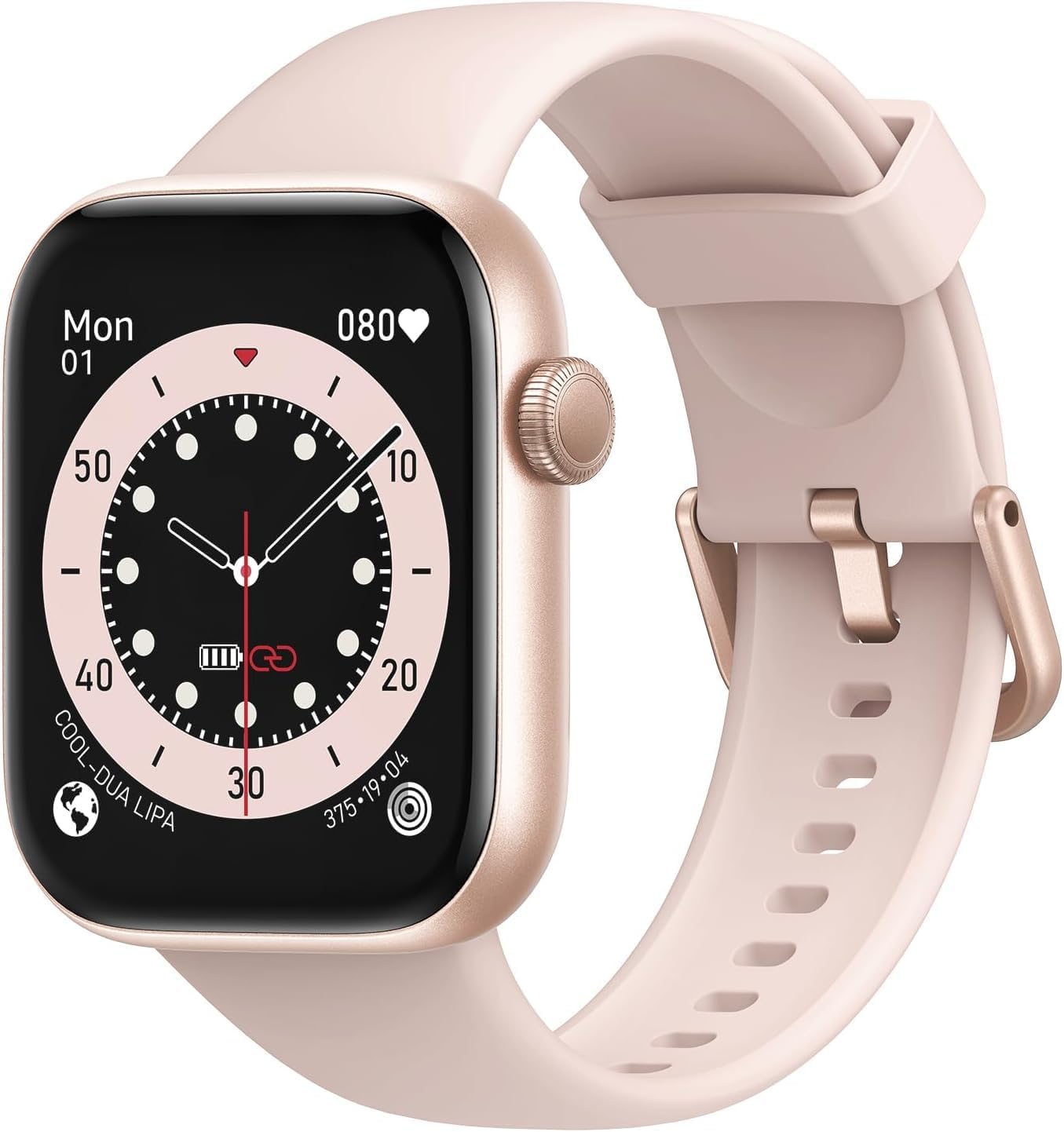 AcclaFit Smartwatch for Men and Women, 1.85 Inches Full Touch Screen Smartwatch with Call/Answer, Fitness Tracker with Blood Pressure and Sleep Monitor, 140+ Sport Step Counter for Android iOS