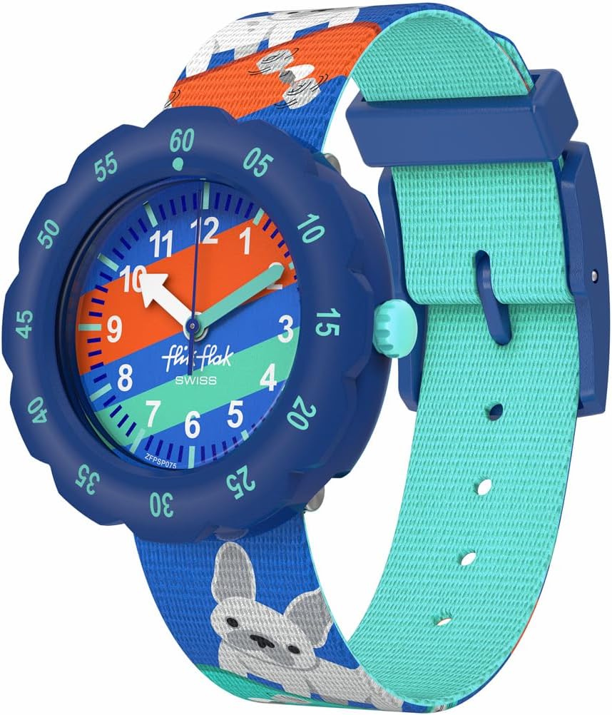 Flik Flak Children's Watch with Dog Design
