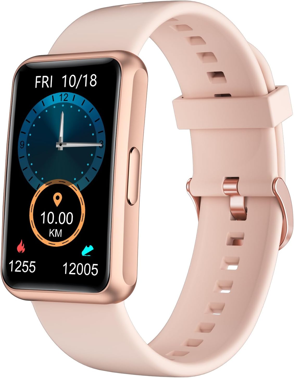 HUAKUA Pedometer Watch without APP without Bluetooth Simple for Women Men Children Elderly Fitness Tracker 1.47 Inches Waterproof IP68 Sports for Sleep KM Calorie Stopwatch Alarm Clock