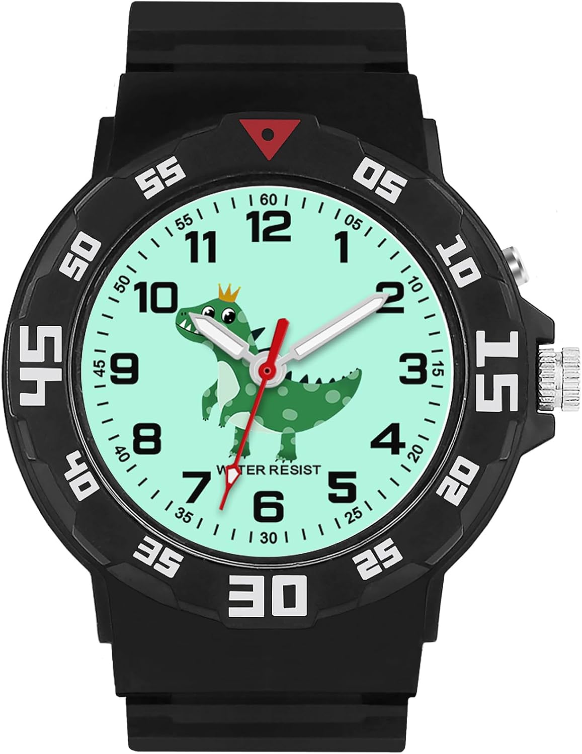 Children's Analogue Watch for Boys and Girls Watch for Children with Night Light 30M Waterproof for 4-12 Years for Time Teaching Or Gifts for Children