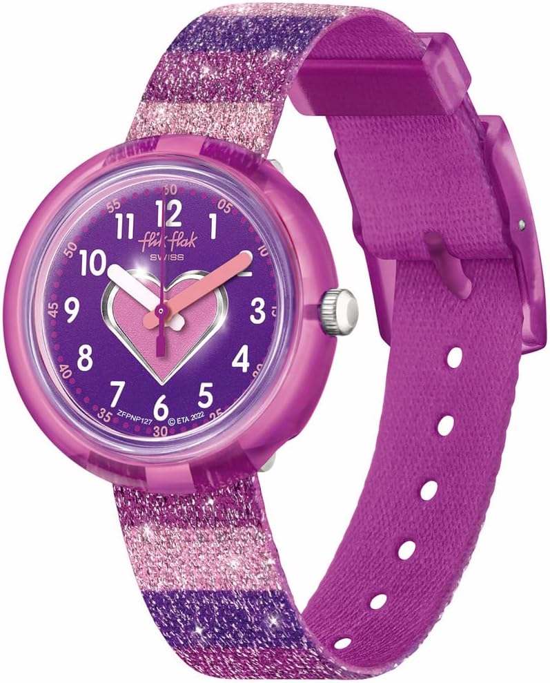 FLIK FLAK FPNP127 Analogue Quartz Girl Watch with Steel Alloy Strap