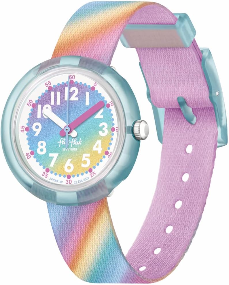 Flik Flak Montre enfant Liquid Rainbow, pink, strip
