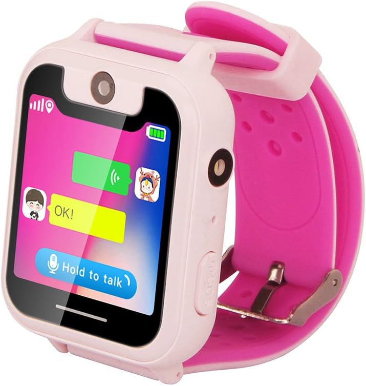 Orologio per bambini con localizzatore di posizionamento LBS, per bambini, comunicazione 2G, chat vocale, SOS, telecomando di emergenza, fotocamera elettronica, torcia, cronometro, compatibile con iOS