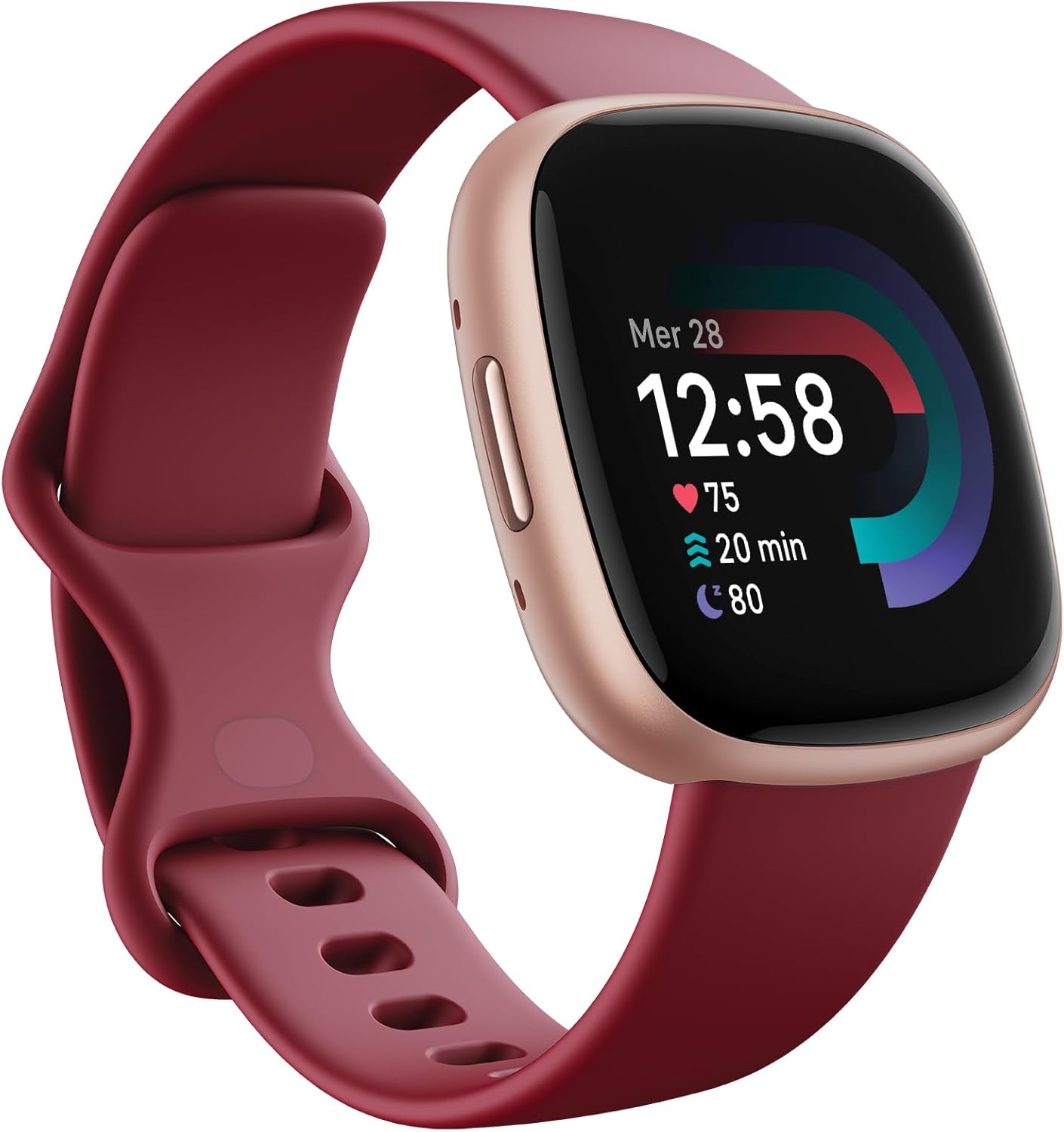 Fitbit Versa 4 Fitness Smartwatch with Integrated GPS, Up to 6 Days of Battery Life and Compatible with Android and iOS