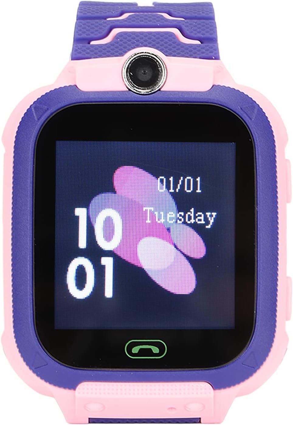 Kids Smartwatch Kids Smartwatch with Touch Screen 1.44 Waterproof SOS Locator Watch for Kids, Selfie Camera Watch (Pink)