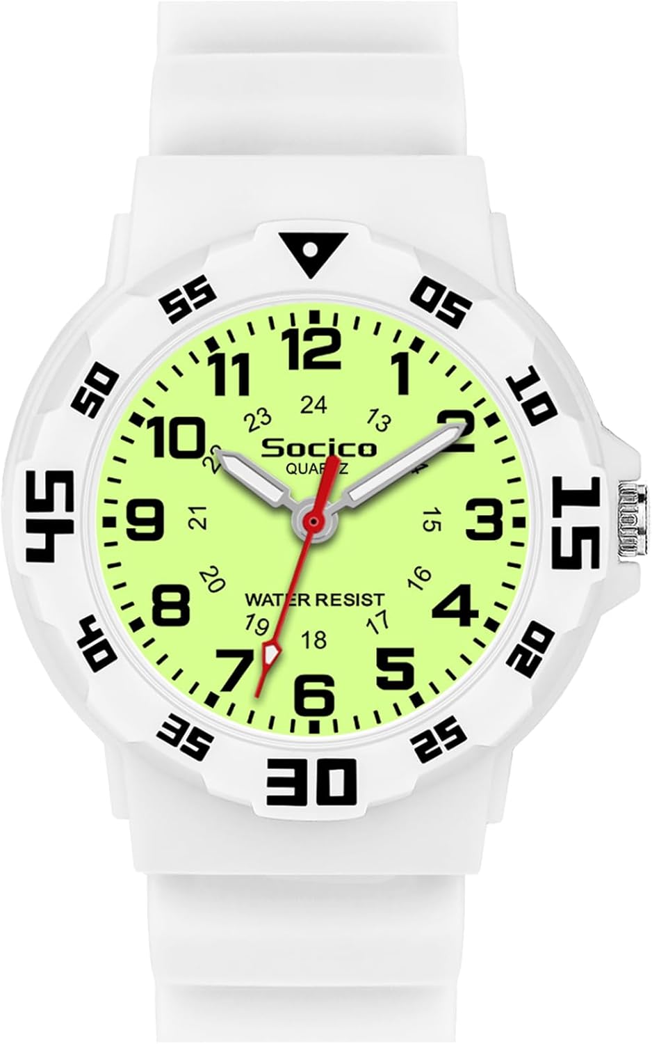 Kids Analog Watch Waterproof Learning Time Wrist Watch for Boys and Girls with Soft Strap for Kids