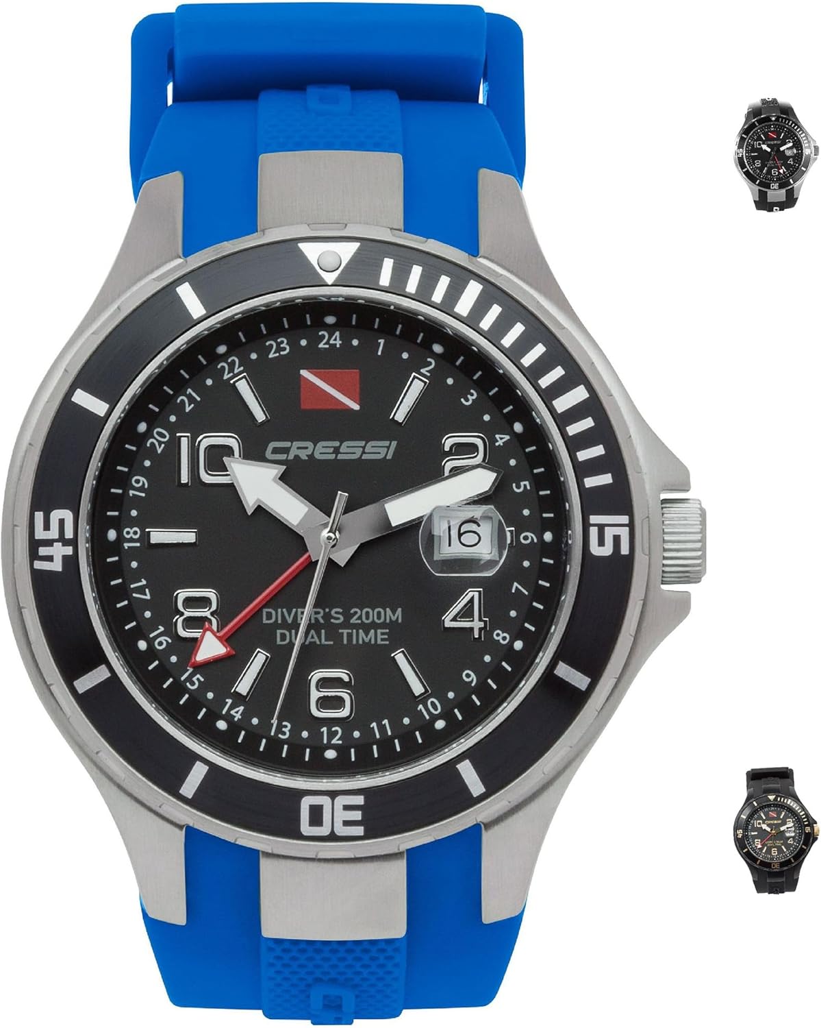 Cressi Traveller Unisex Adult Dual Time Diving Watch