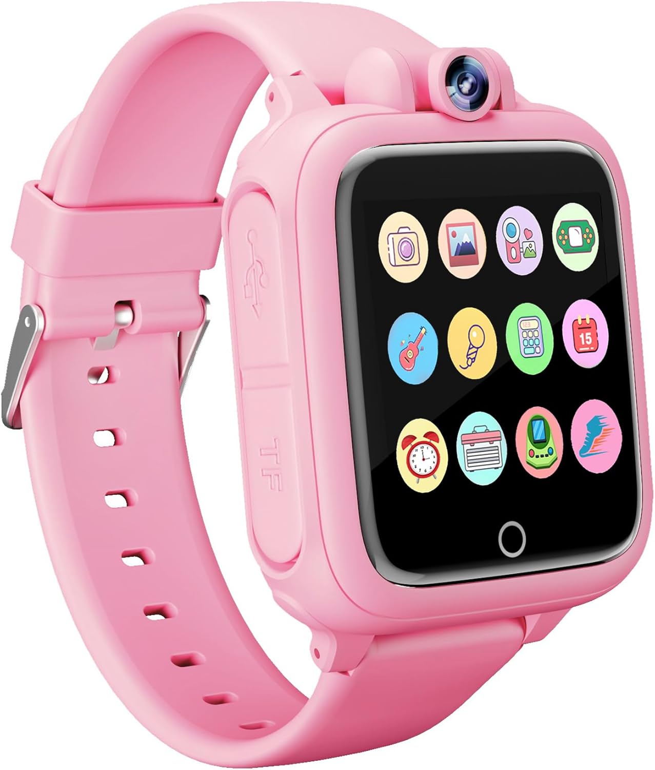 Children's Smartwatch, 26 Games, Pedometer, Calorian, Camera, Musical, Torch, Alarm, Educational Toys, Christmas Gifts for Girls and Boys from 2 to 13 Years