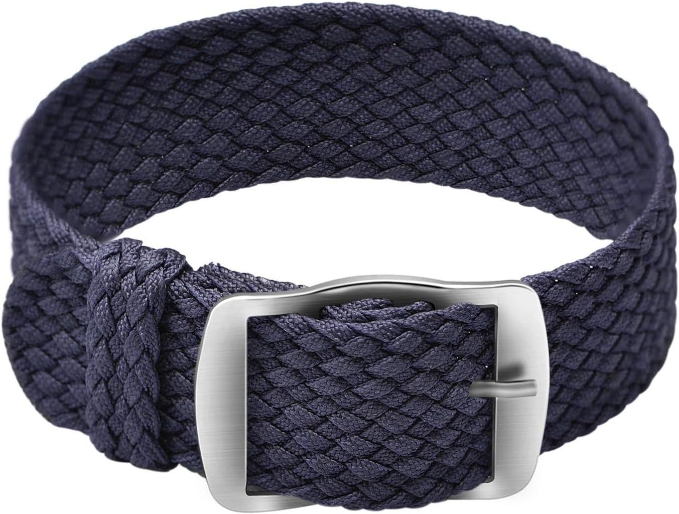 ULLCHRO Nylon Straps Watches High Quality Perlon Braided Canvas Watches NATO Bracelet - 14, 16, 18, 20, 22 mm Watch Strap Stainless Steel Buckle