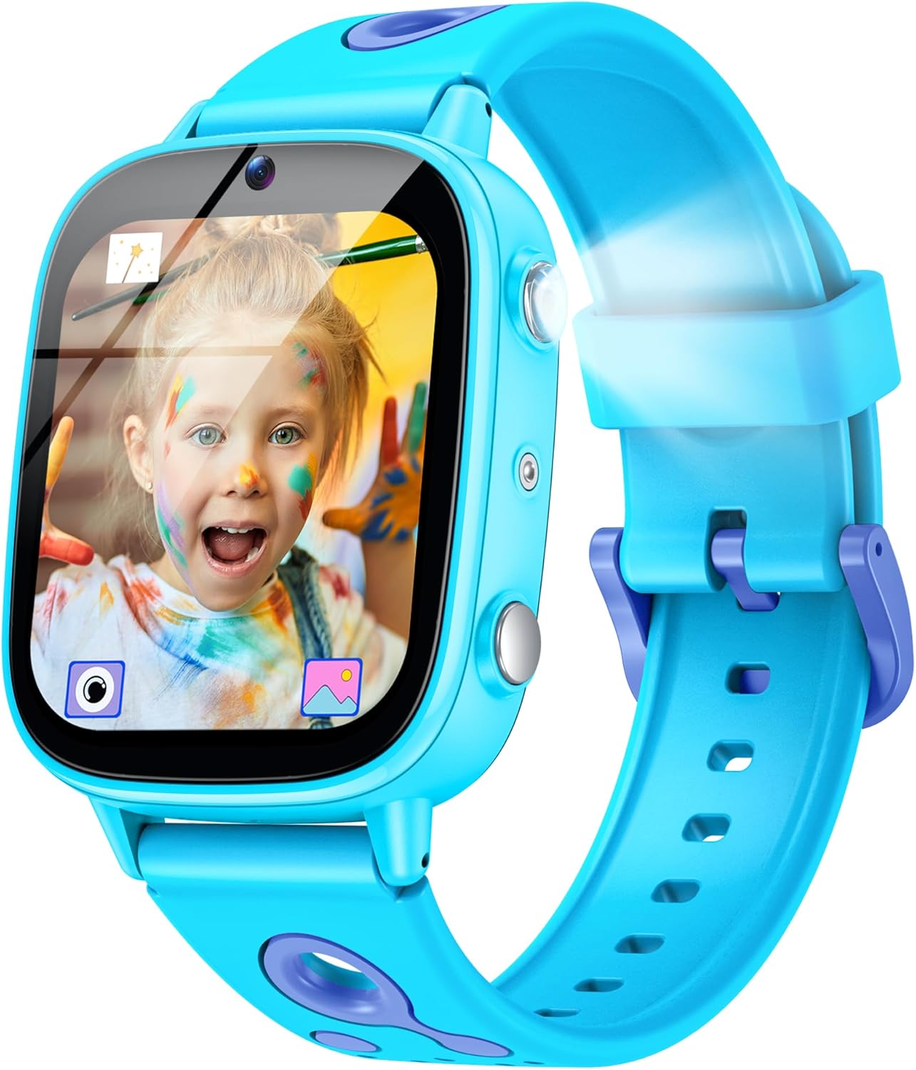 Children's Smartwatch Watch for Cameras Torch: Children's Toys Watches with 26 Games Pedometer Calorie Music Alarm Clock Educational Toys for Boys and Boys from 2 to 14 Years Gift