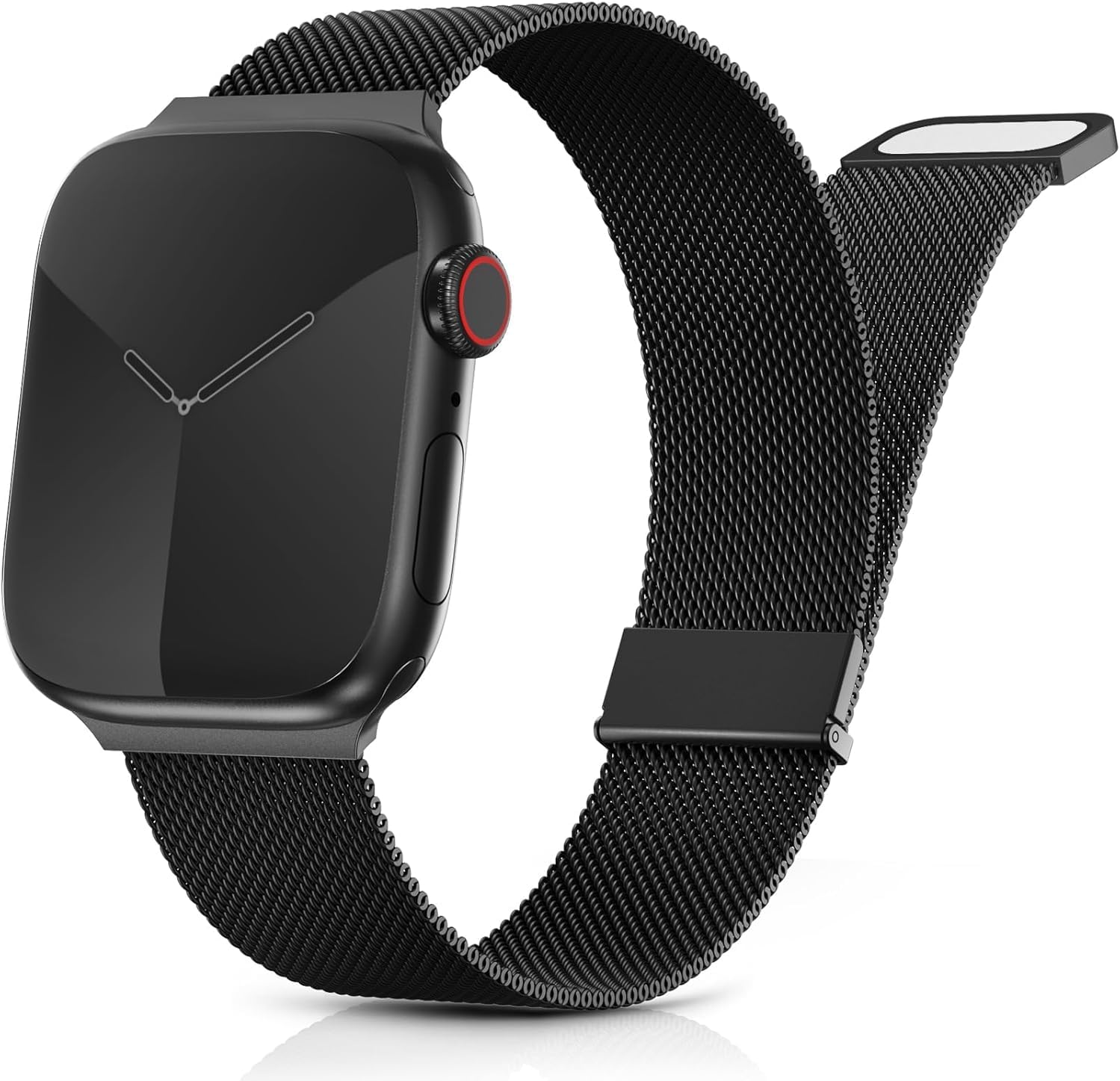 Metal Strap Compatible with Apple Watch Strap 44mm 40mm 41mm 42mm 45mm 46mm 49mm 38mm Women Men, Updated for iWatch Series 11 10 9 8 7 6 5 4 3 2 Ultra SE 3 3 2 1 with double magnetic