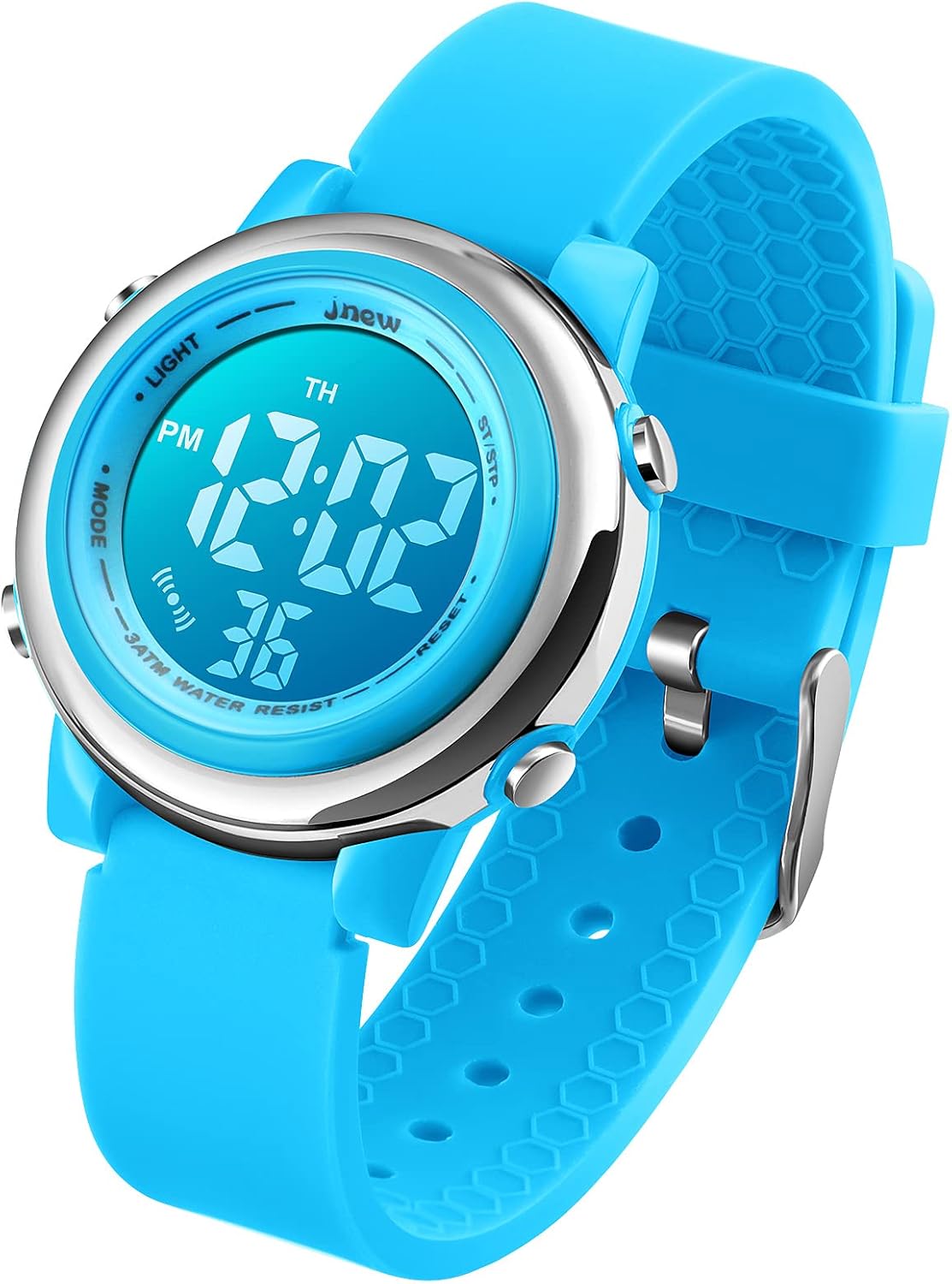 Kids Digital Sport Waterproof Watch for Girls Boys, Kid Sports Outdoor LED Electrical Watches with Luminous Alarm Stopwatch Child Wristwatch