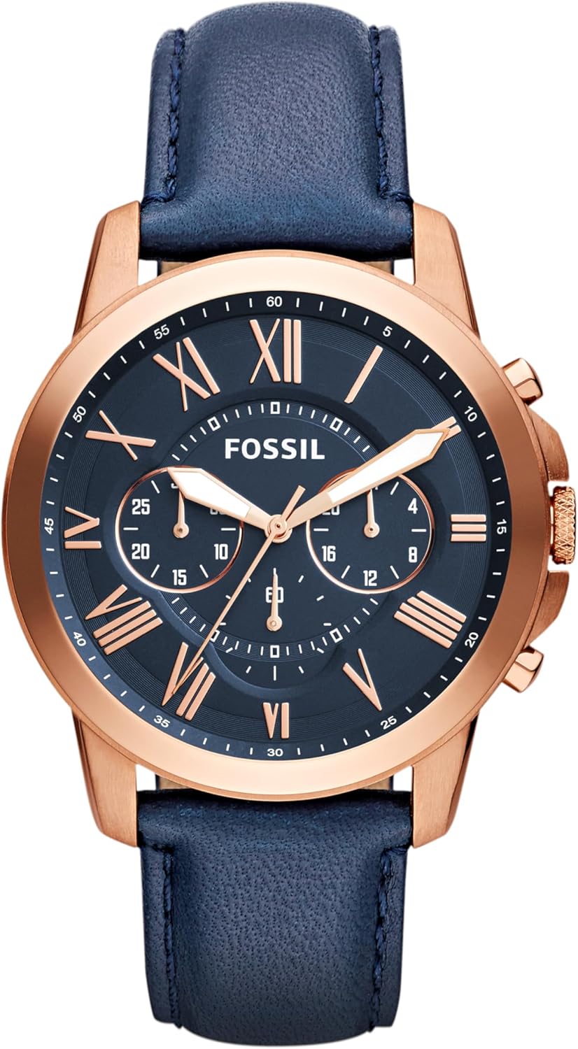 Fossil FG1811810 Men's Analogue Quartz Watch with Leather Strap