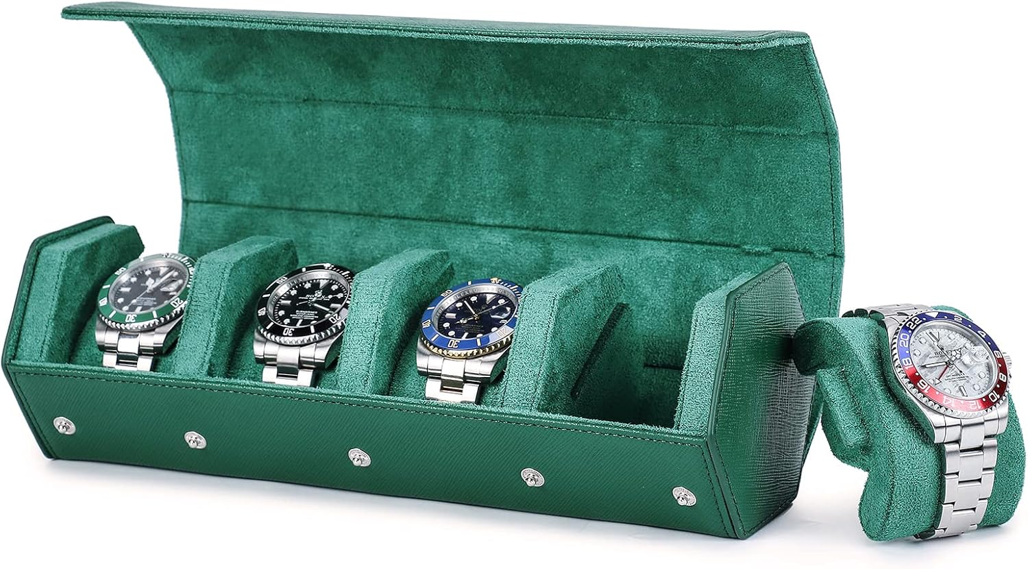 hiram-genuine-leather-hexagon-watch-roller-case-for-4-watches-travel-watch-case-organizer-protective-wrist-watch-case