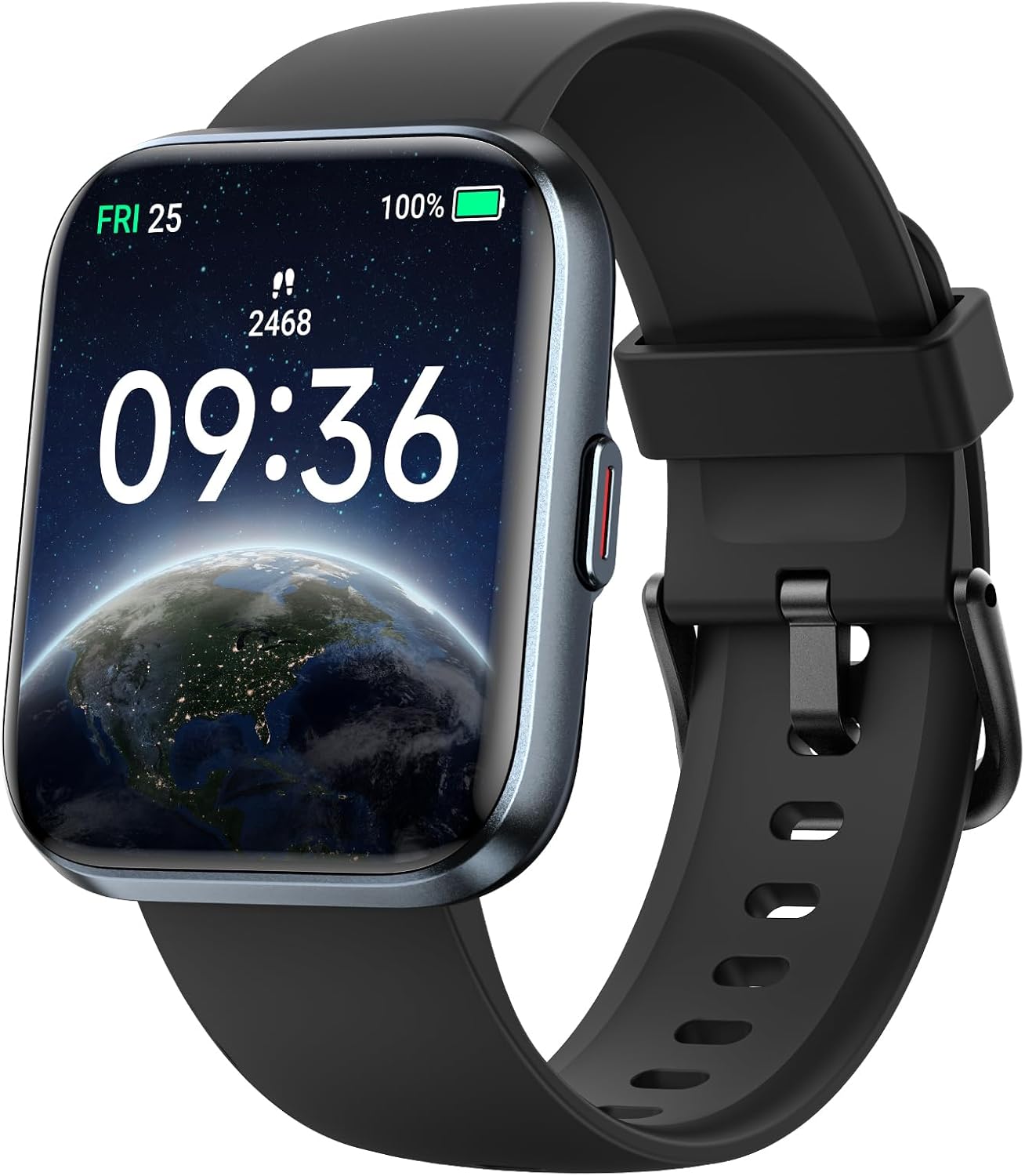 AMOLED Smart Watch for Men and Women, 1.8 Inches Smart Watch with Calls, Alexa Built-in, 100 Sports, Smartwatch with Heart Rate Monitor/Sleep/SpO2/Pedometer, Waterproof IP68 for Android iOS