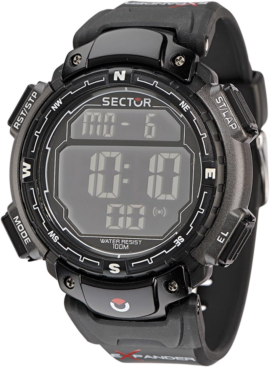Sector No Limits Orologio da uomo, Collezione Sector STREET FASHION, movimento al quarzo, cronografo, in silicone - R3251172125