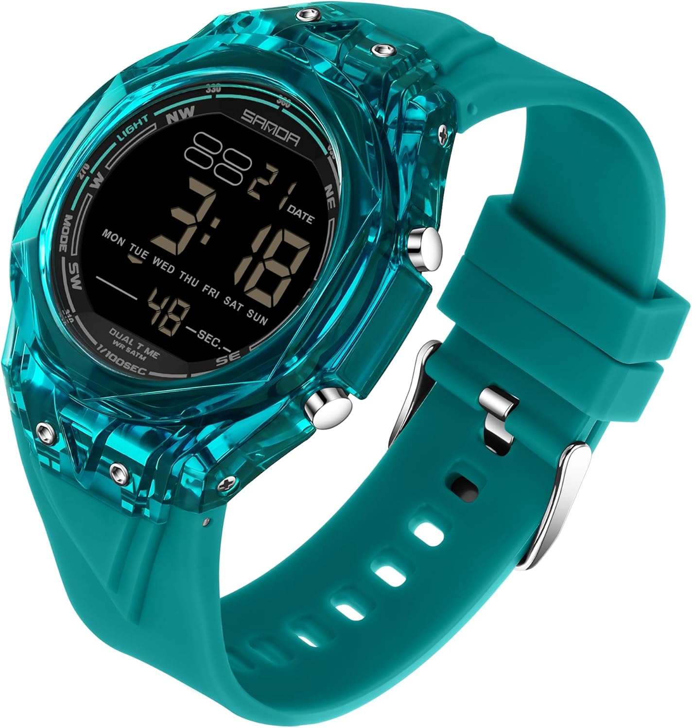 Men's Digital Sport Watch Waterproof Military Watches with Alarm/Countdown/Stopwatch/Light/Time Signal/Multifunctional Military Wrist Watch