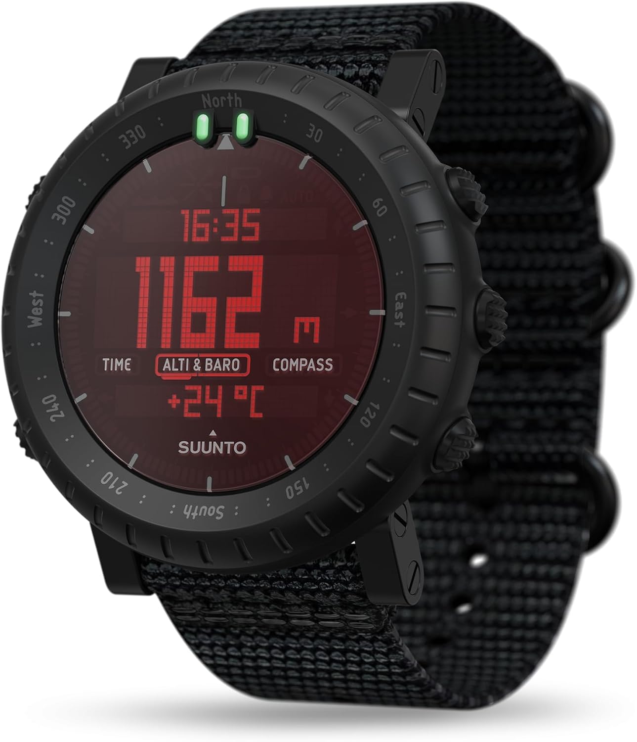 Suunto Core Alpha Stealth Outdoor Watch with Altimeter, Barometer and Compass