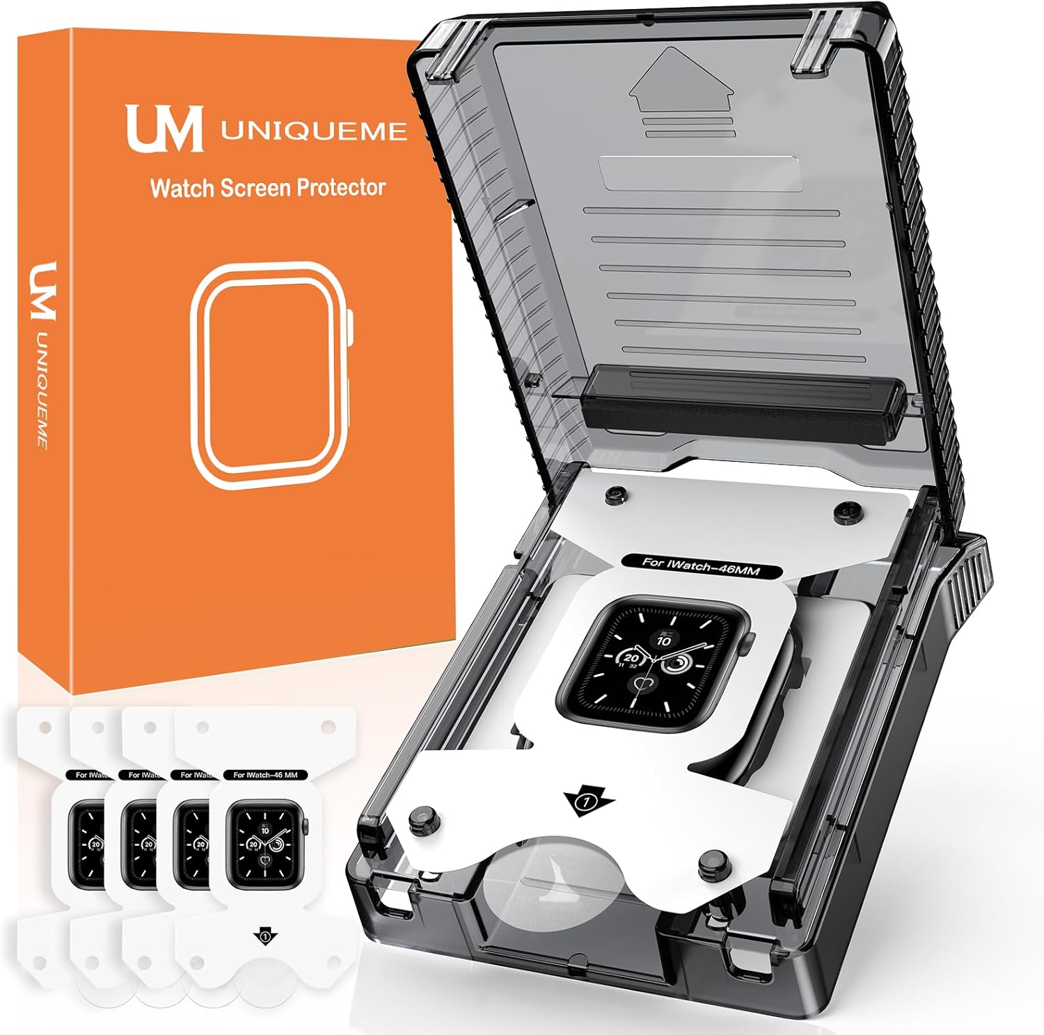 4 Pieces for Apple Watch Series 11/10 46 MM Screen Protector – Flexible EPU, Zero Bubbles, Automatic Repair, HD Transparent, Screen Protector for iWatch 46 mm