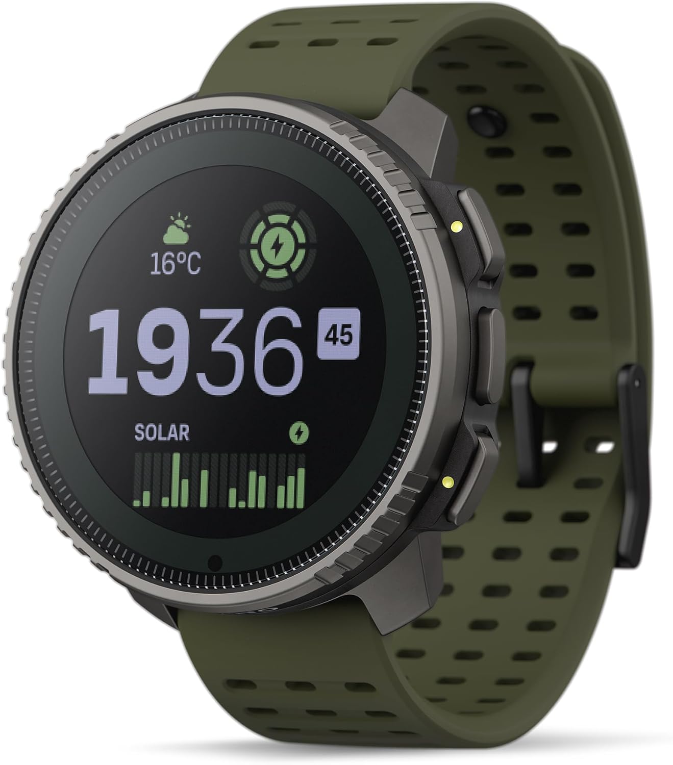 SUUNTO Vertical Sports Watch, Waterproof Smartwatch GPS Activity Tracker Offline Maps, Health Monitoring 24/7, 95+Sport, Heart Rate Monitor Altimeter Barometer, Solar Charging Optional