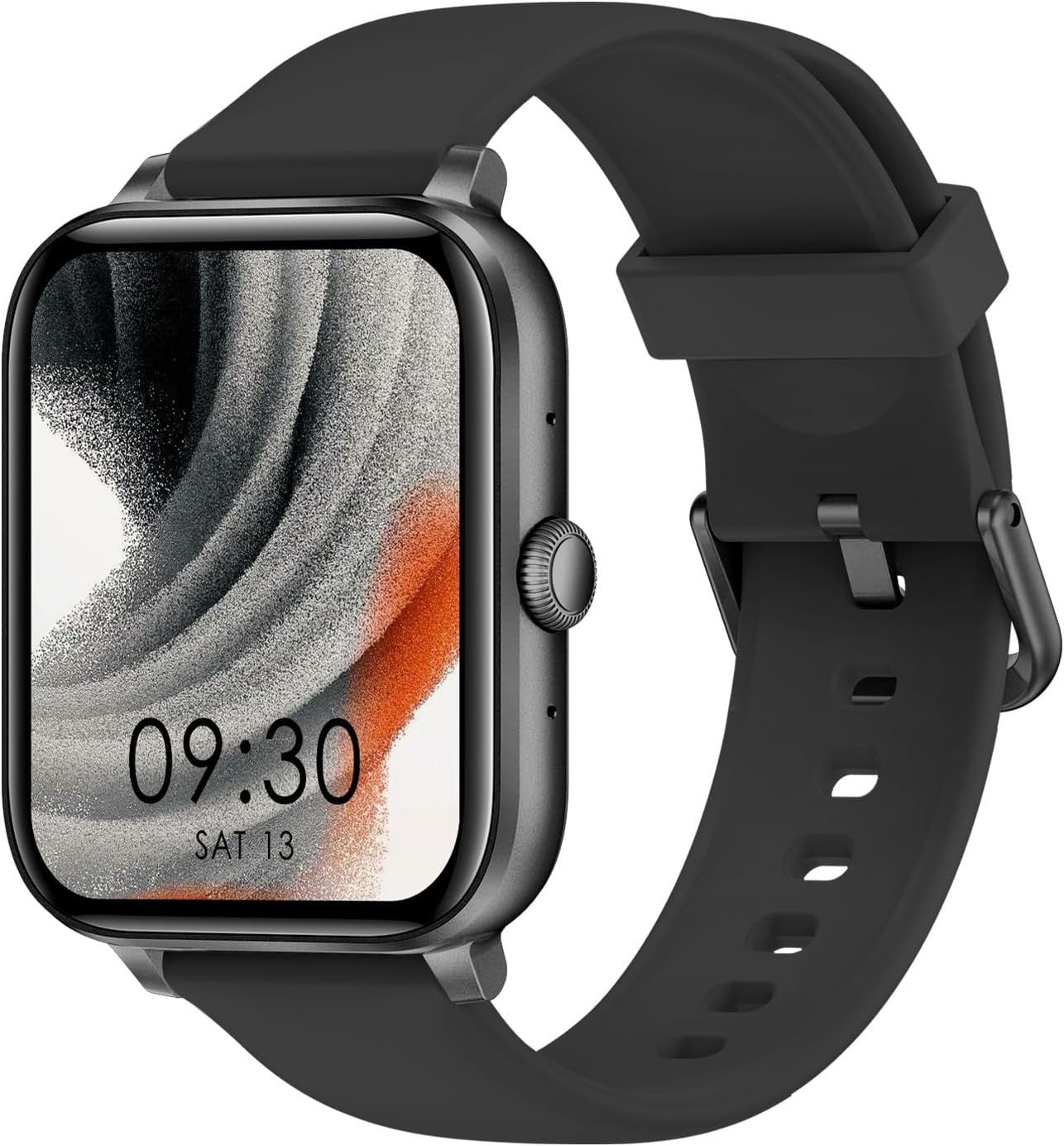 ASWEE Men's Women's Smartwatch with Calls, 1.83 Inch HD Touch Screen, Fitness Watch with Beat/Sleep Monitor, Pedometer, 123+ Sports Modes, IP67 Waterproof for Android iOS