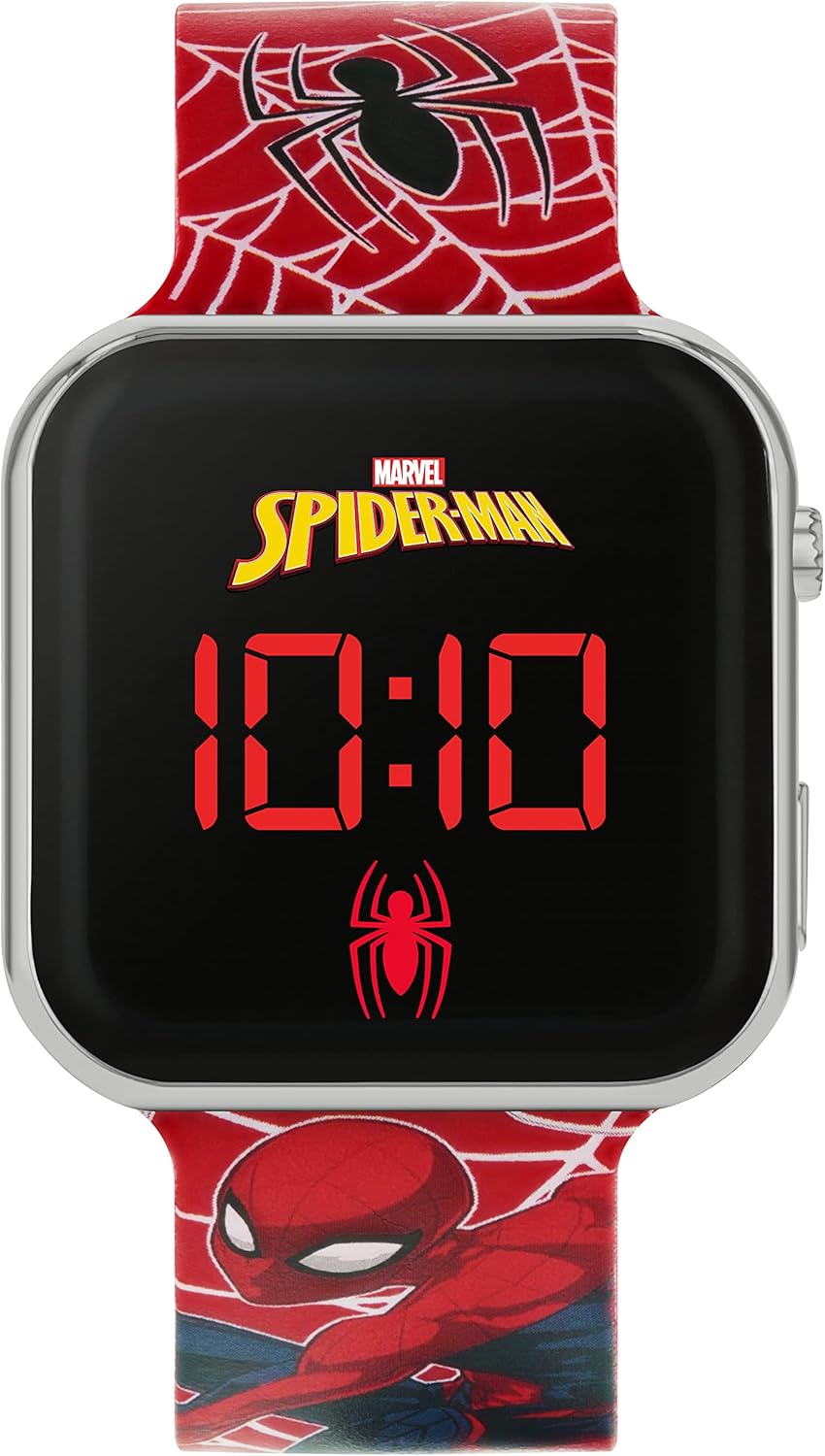 Spiderman SPD4719ARG Boys Red Watch