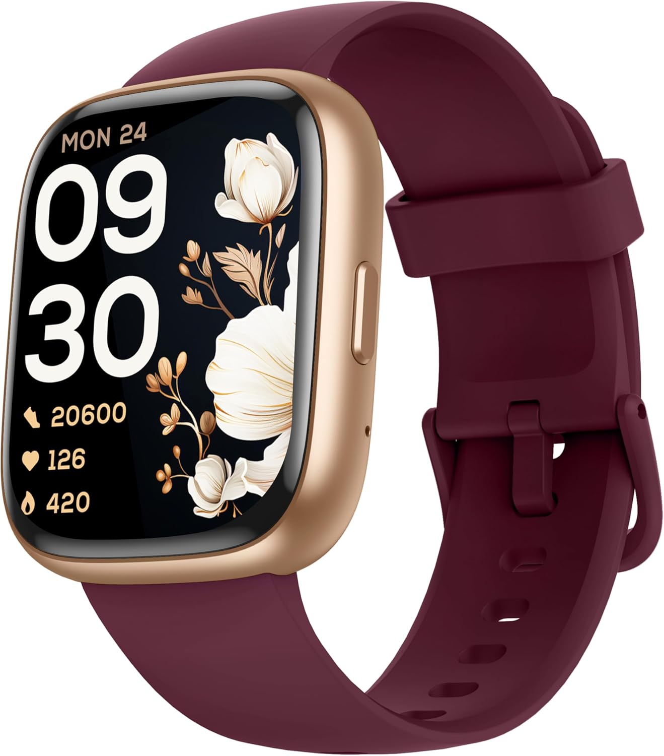 KALINCO Alexa Smartwatch, IP68 Men's Watch, Bluetooth Calls, 100+ Sport Mode, Heart Rate/Stress/Oxygen, Health Reminder, Android iOS Gift