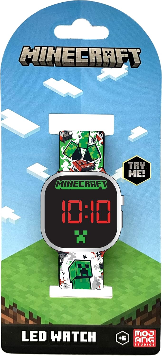 Kids Euroswan Minecraft LED Watch
