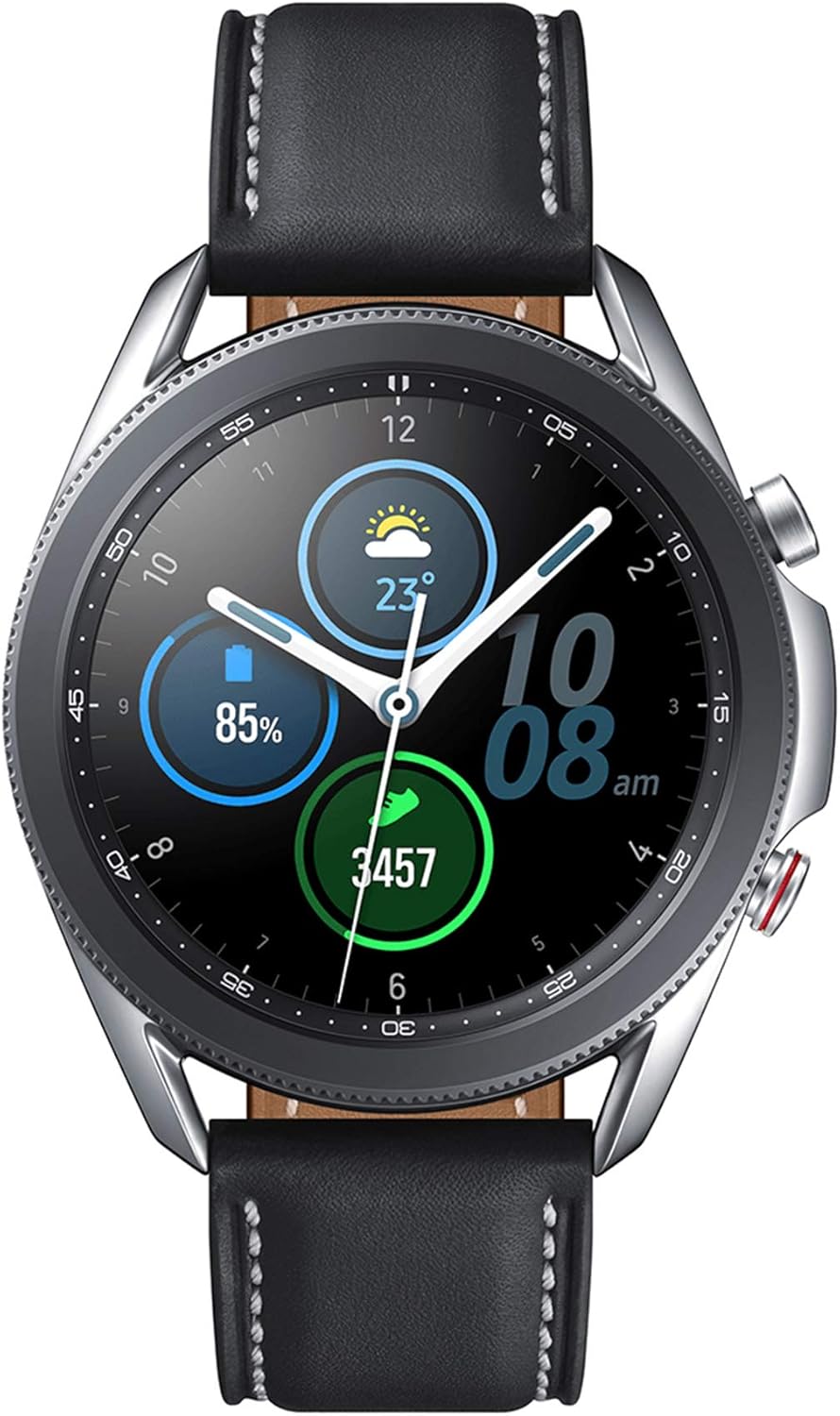 Samsung Galaxy Watch 3 (Bluetooth) 41mm - Mystic Silver Smartwatch [EU Version]