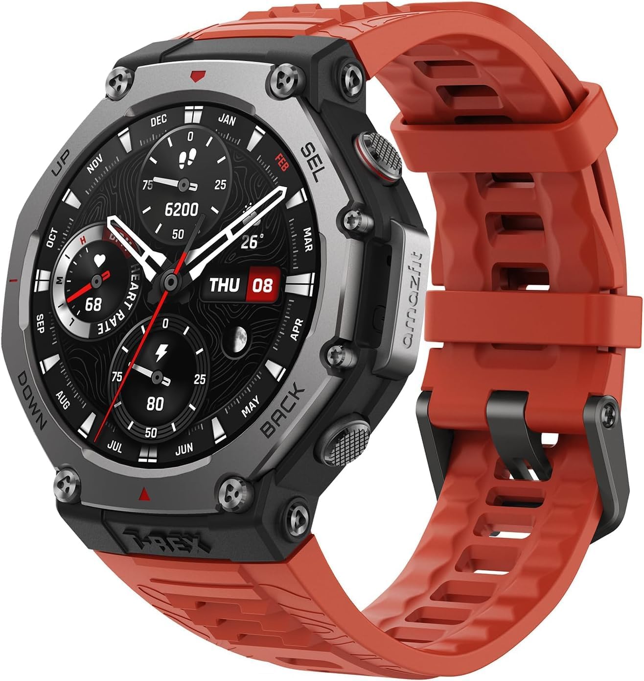 Amazfit T-Rex 3 Outdoor Smartwatch 48mm Display AMOLED, Mappe & Navigazione Offline,6 Sistemi Satellitari Dual Band GPS, 27 Giorni di Durata Batteria,Pagamento NFC, 170+ Modalità Sport per Avventura