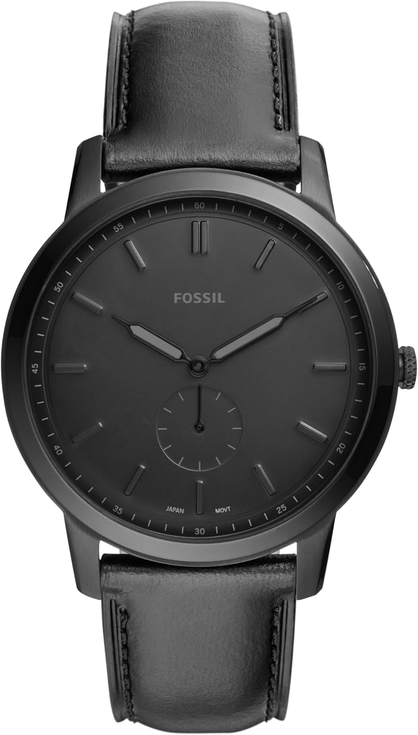 Fossil Men's Analogue Quartz Watch with Stainless Steel Strap FS5447, Black