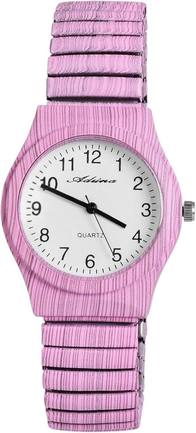 Watch - - Adrina - 1700045-005, pink, bracelet