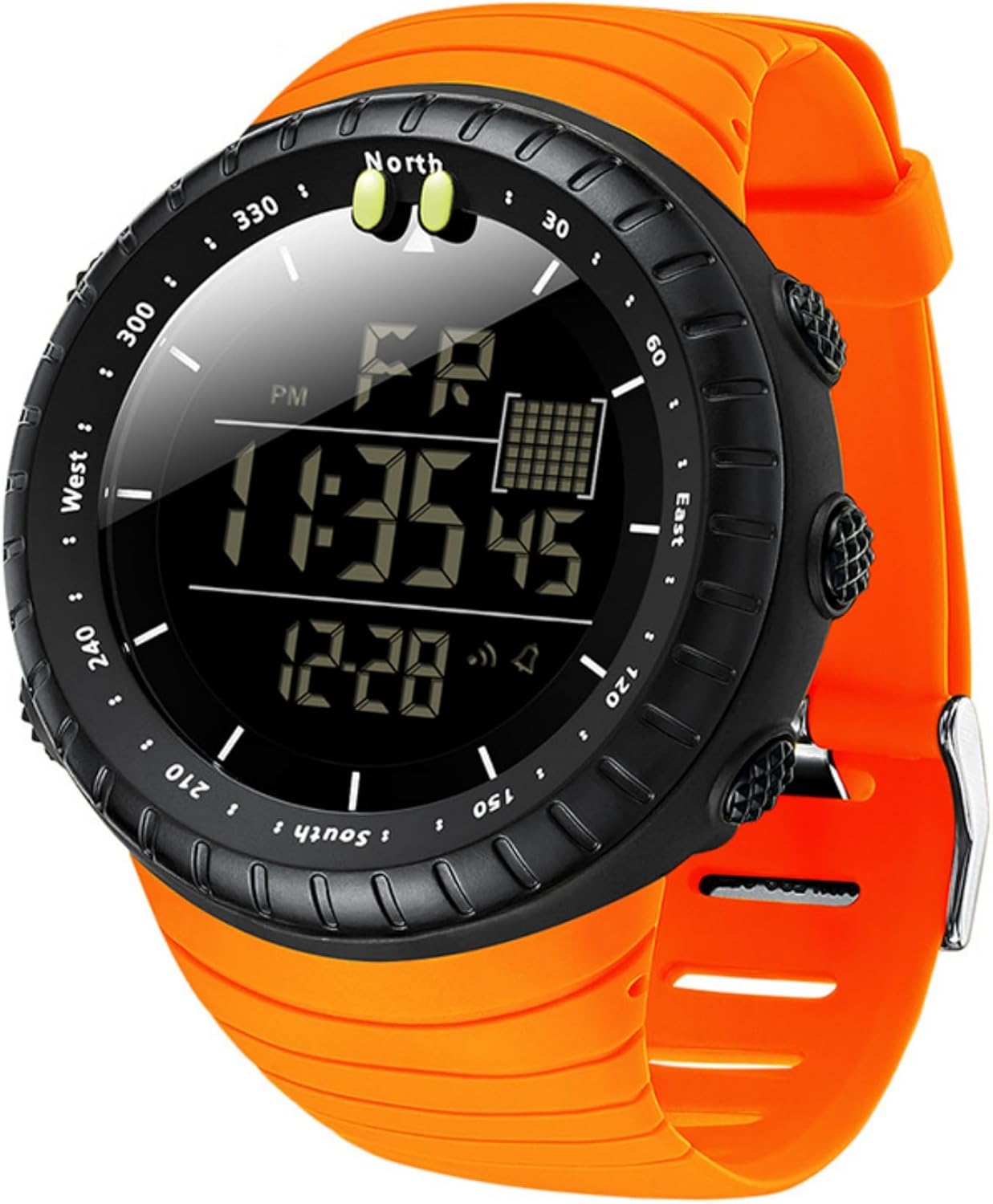 Mens Digital Sports Watch Waterproof Tactical LED Backlight Alarm Date Military Watch Men