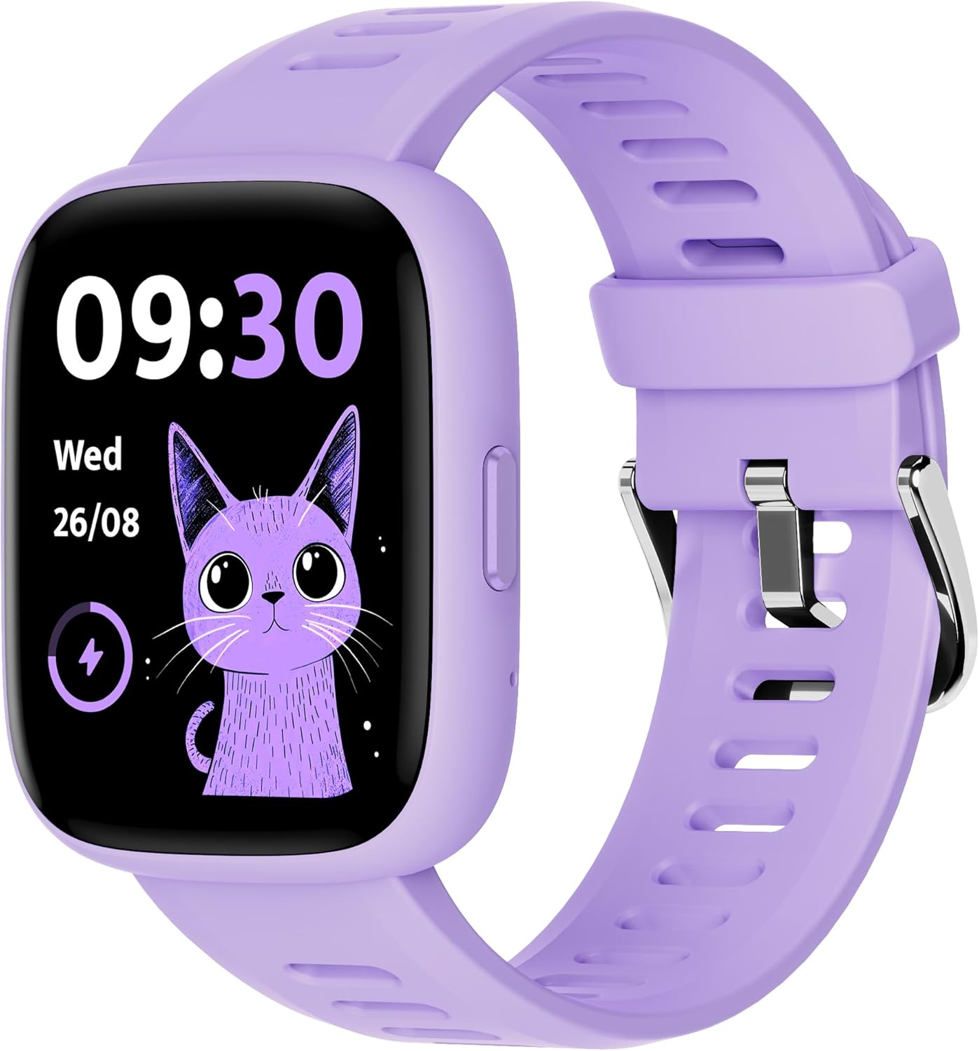 BIGGERFIVE Fitness Tracker Watch for Girls Ado 5-16, 1.8 Inches Smartwatch with Pedometer, Heart Rate, IP68 Water Resistant, Sleep Monitor, Games Puzzle with/without APP
