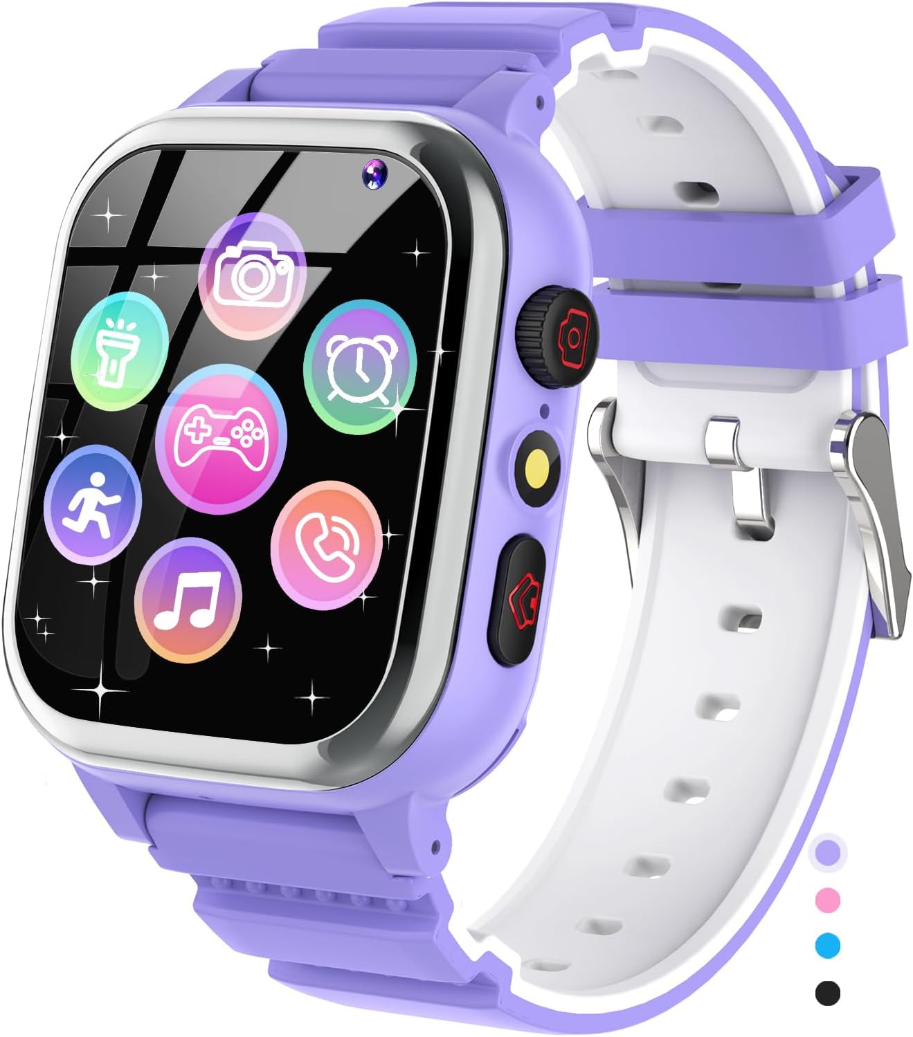 Watch Smartwatch Children 26 Games Phone Pedometer Calorie SOS Watch Girl Child HD Camera Music Video Gift Girl 3-12 Years Gifts Christmas Birthday