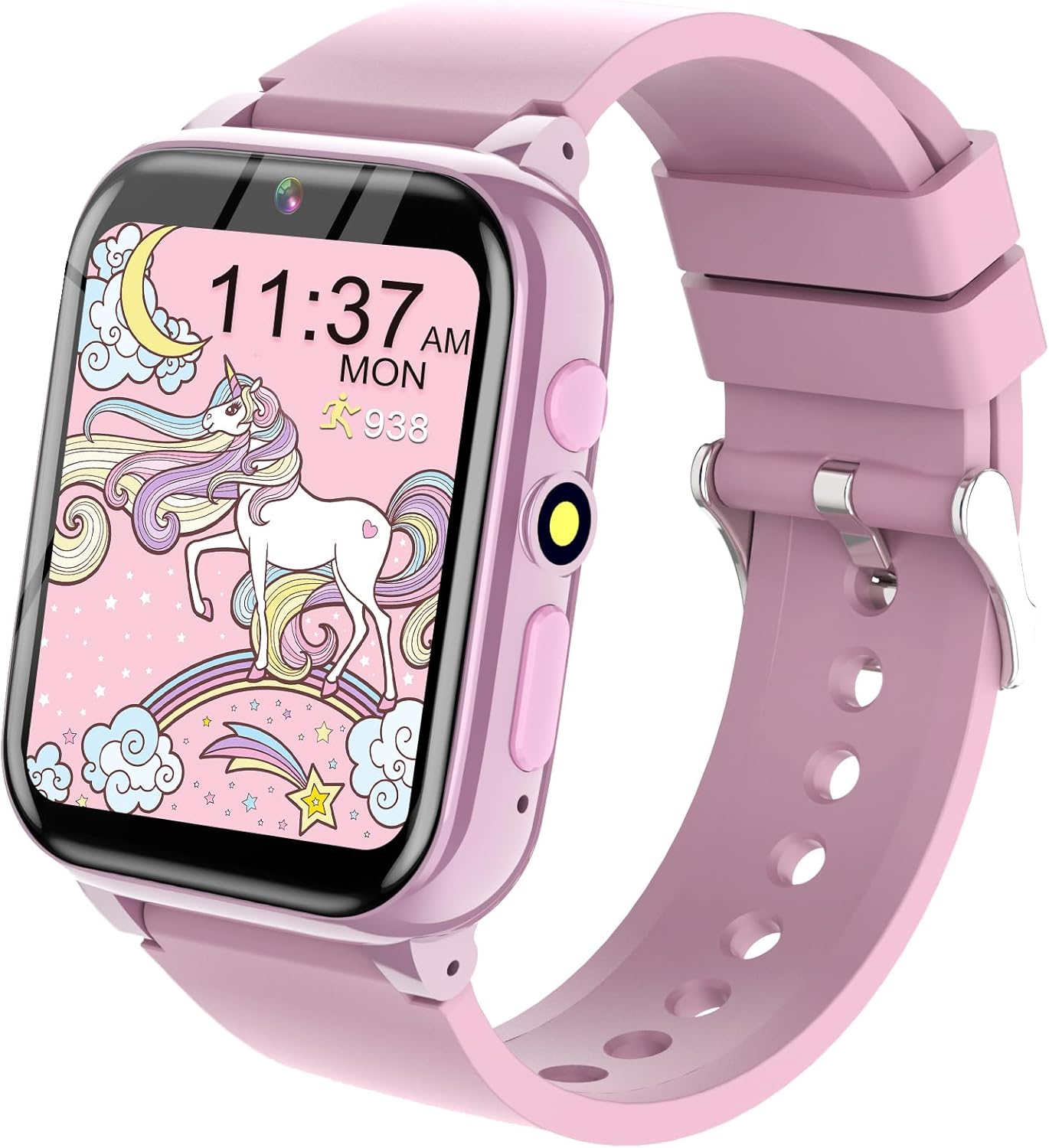 Children's Smartwatch Watch 26 Games, Alarm, Educational Cards, Audio Stories, Calorie Pedometer, Camera, Musical, Torch, Children's Gift for Girl and Boy