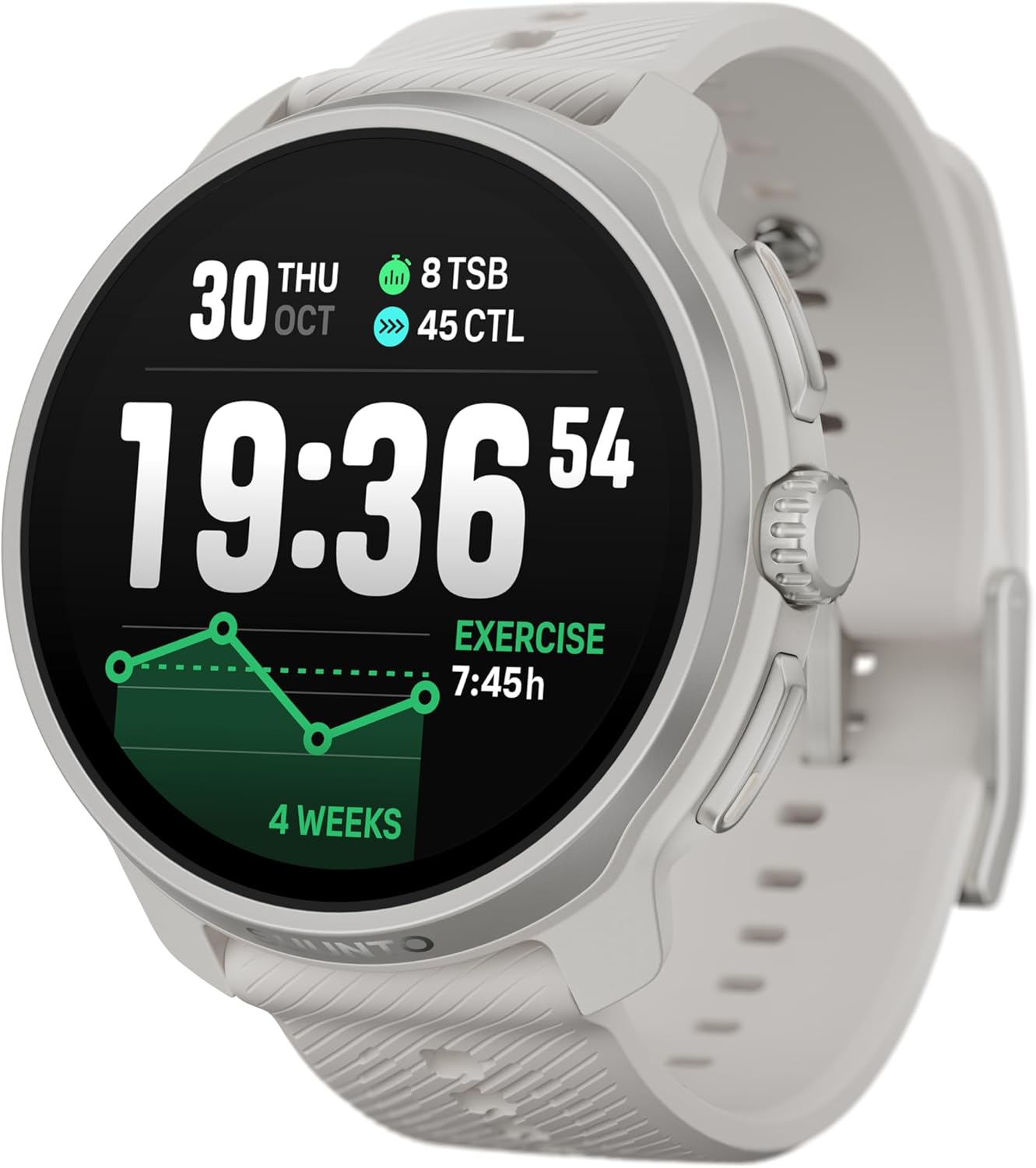 SUUNTO Race 2, Feather Gray, Modern