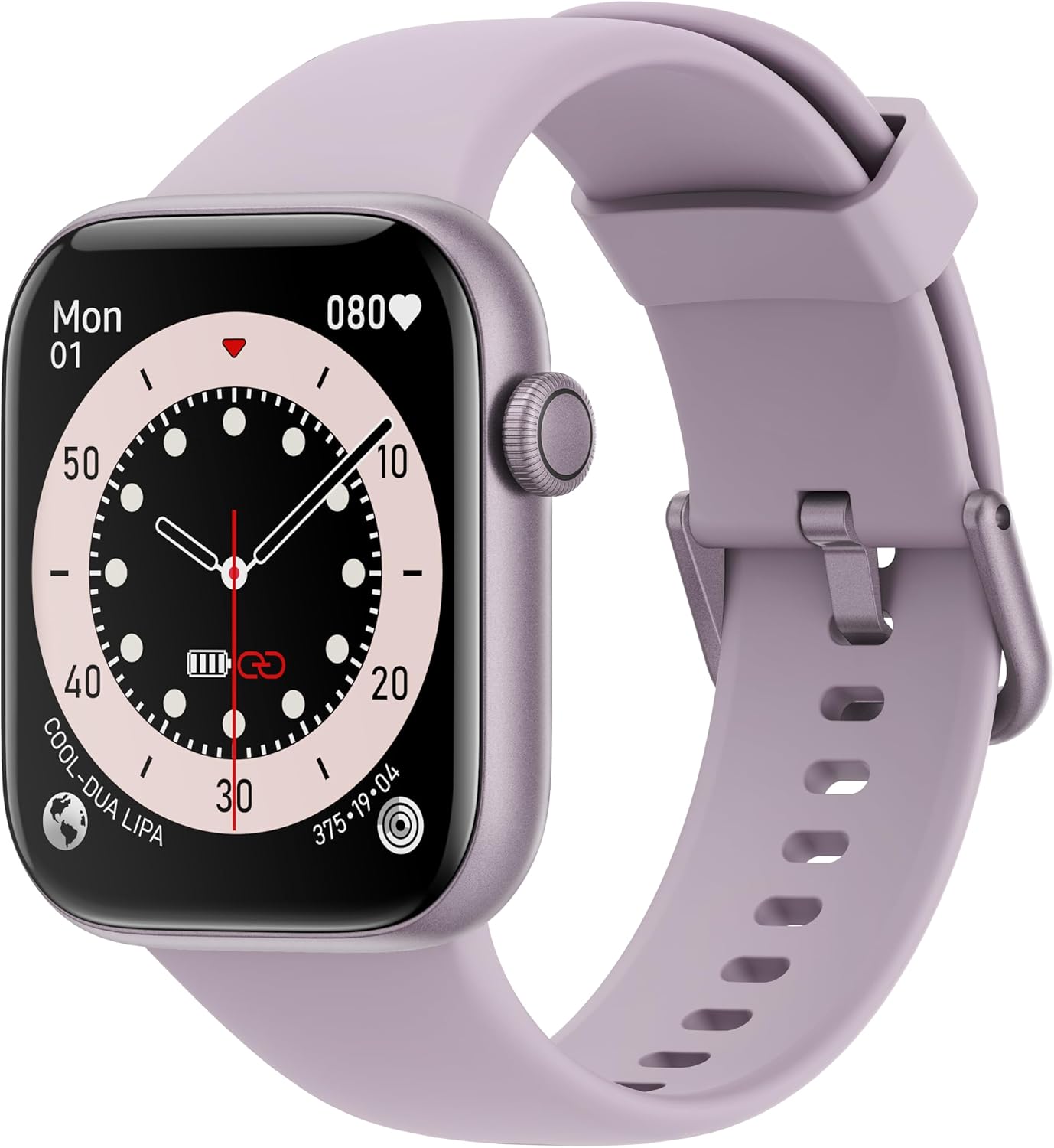 AcclaFit Smartwatch for Men and Women, 1.85 Inches Full Touch Screen Smartwatch with Call/Answer, Fitness Tracker with Blood Pressure and Sleep Monitor, 140+ Sport Step Counter for Android iOS