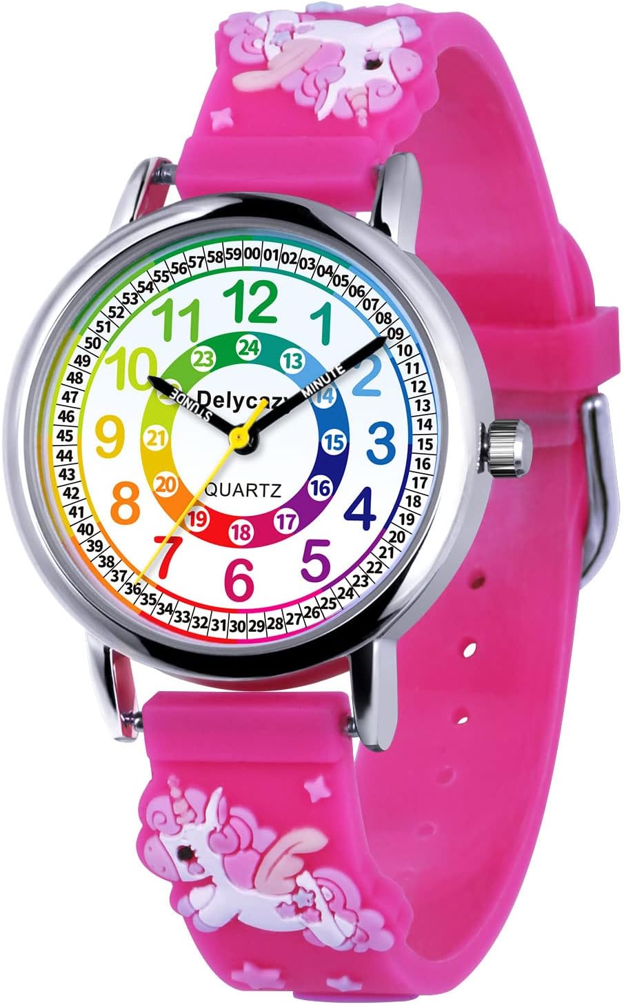 Children's Watch, 12 and 24 Hours Quartz Movement Children's Watch, Gift for Girls Boys 4 5 6 7 8 9 10 Years Old