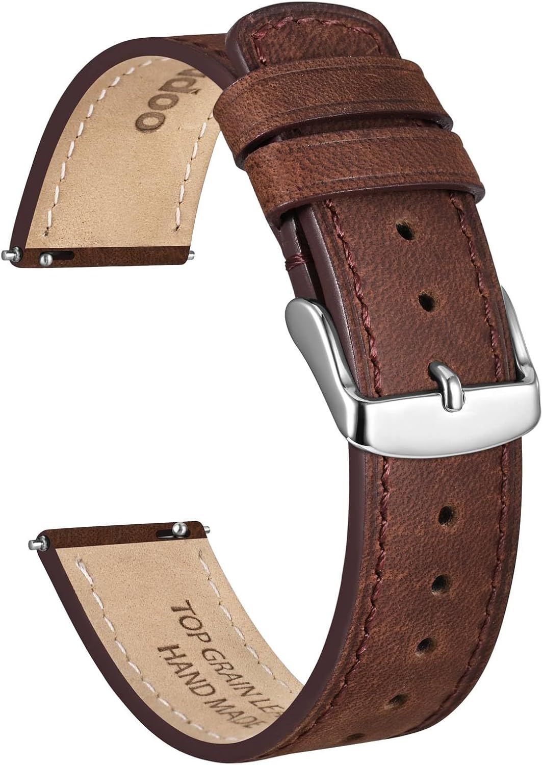 ayadoo-cinturini-in-pelle-vintage-per-uomo-donna-18mm-20mm-22mm-genuino-sgancio-rapido-banda-di-ricambio-con-acciaio-inossidabile