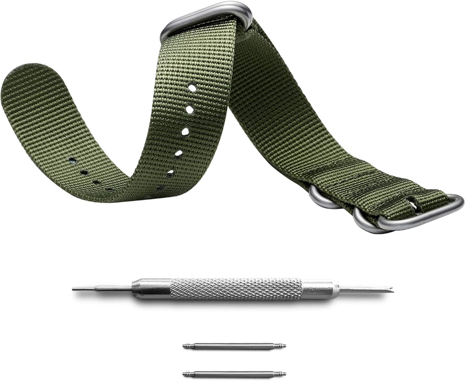 ADDIESDIVE Cinturino di ricambio per orologio da uomo in nylon per cinturino di ricambio a sgancio rapido