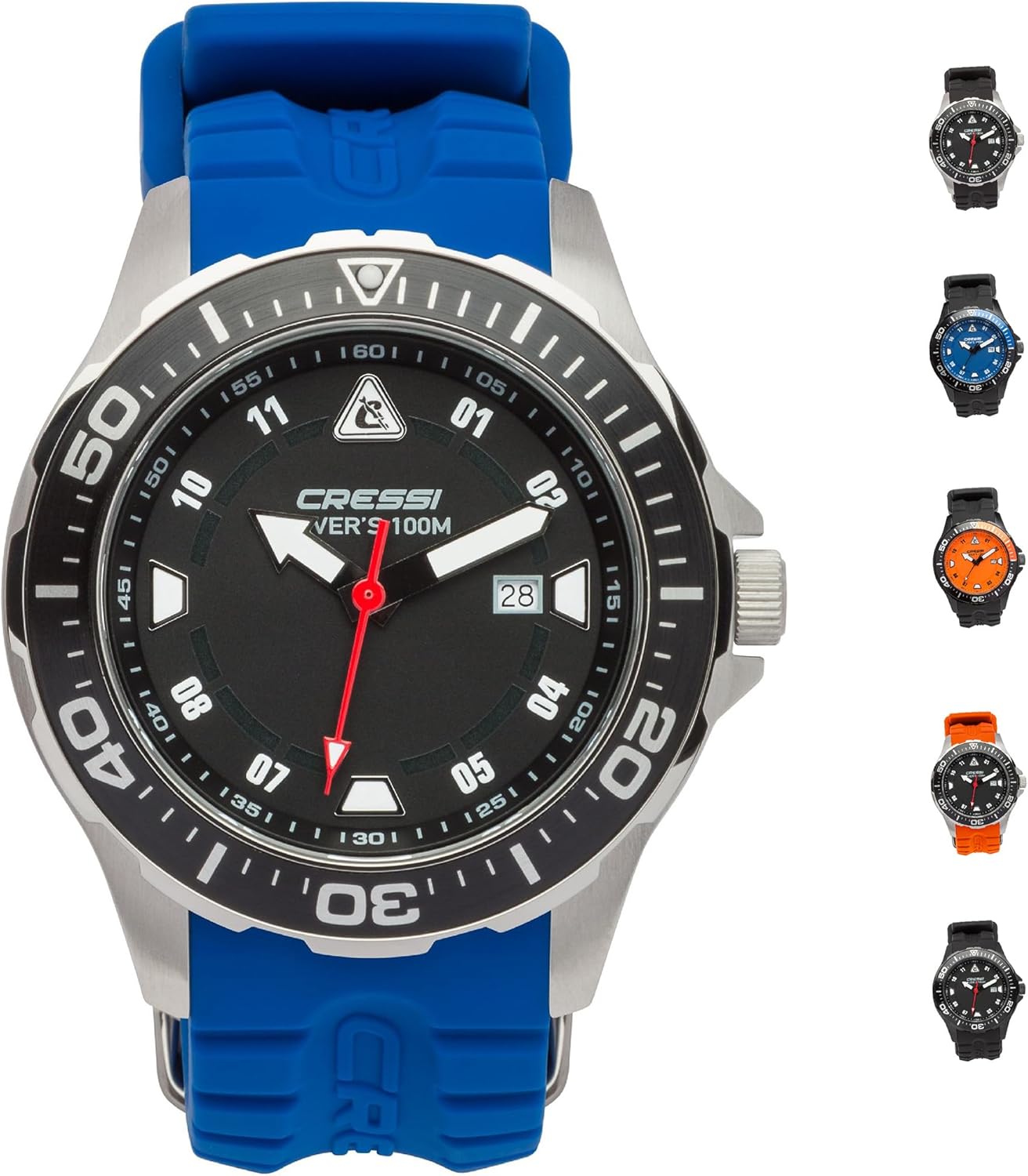 Cressi Manta Watch Professional Diver Watch 100 m / 10 ATM Unisex Adult