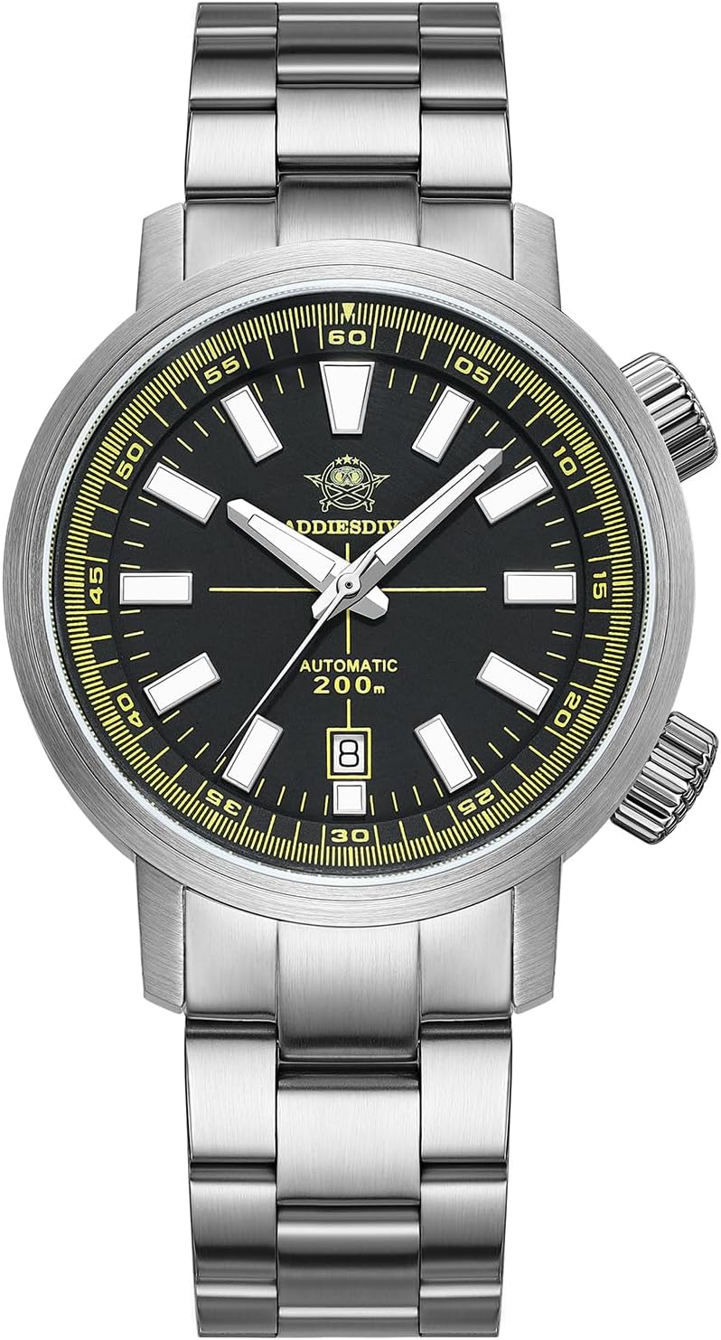 ADDIESDIVE AD2093 42 MM Men's Watch Diver Rotating Bezel Automatic Automatic Display Case Synthetic Sapphire Luminous