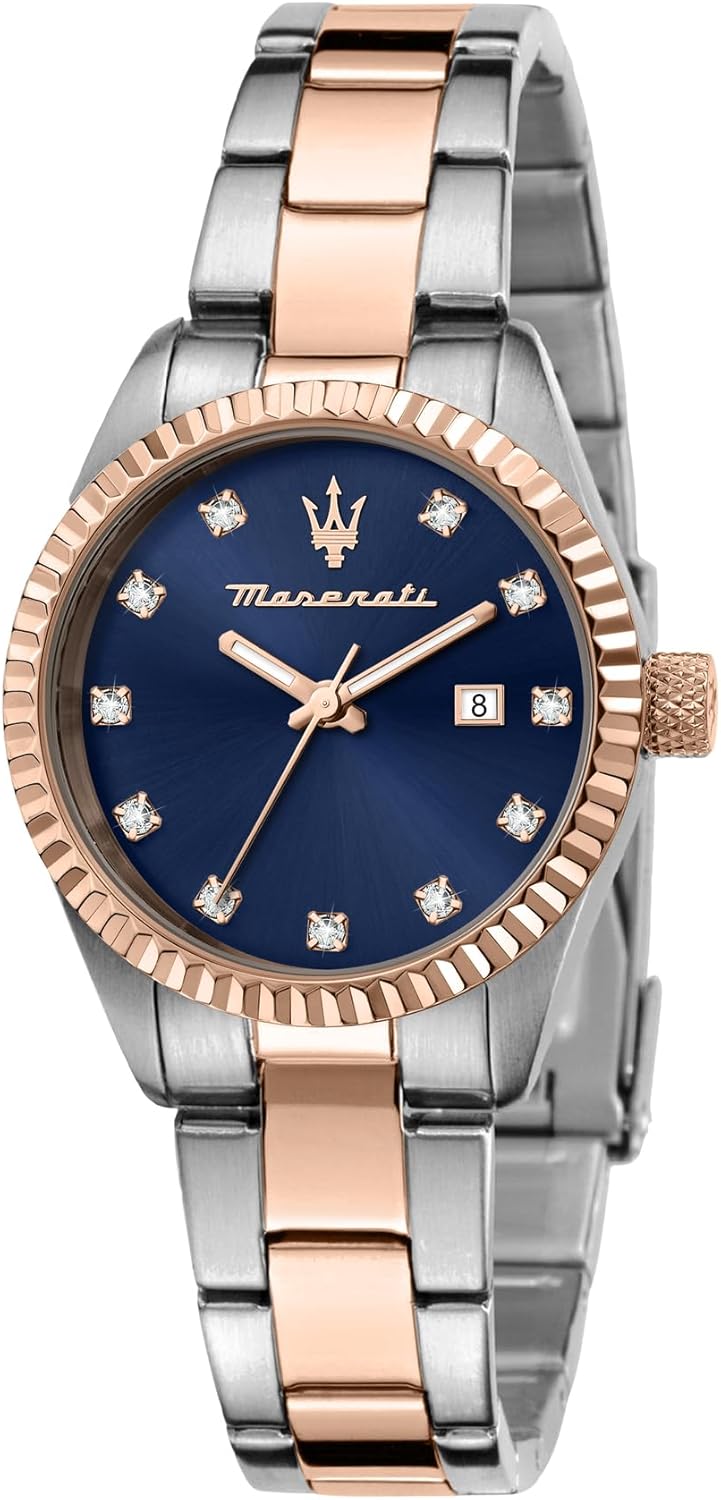 Maserati Orologio Donna, Collezione COMPETIZIONE, in Acciaio, PVD Oro rosa - R8853100507