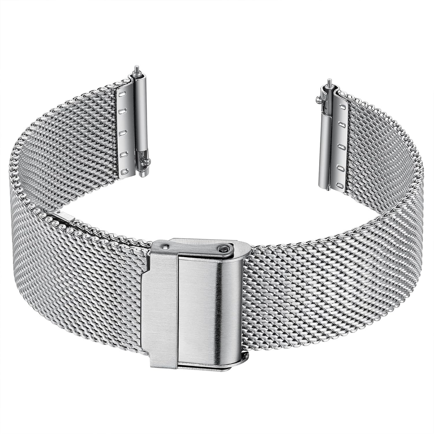 ADDIESIDVE 20 mm Stainless Steel Mesh Watch Strap for Men and Women, Quick Release Strap