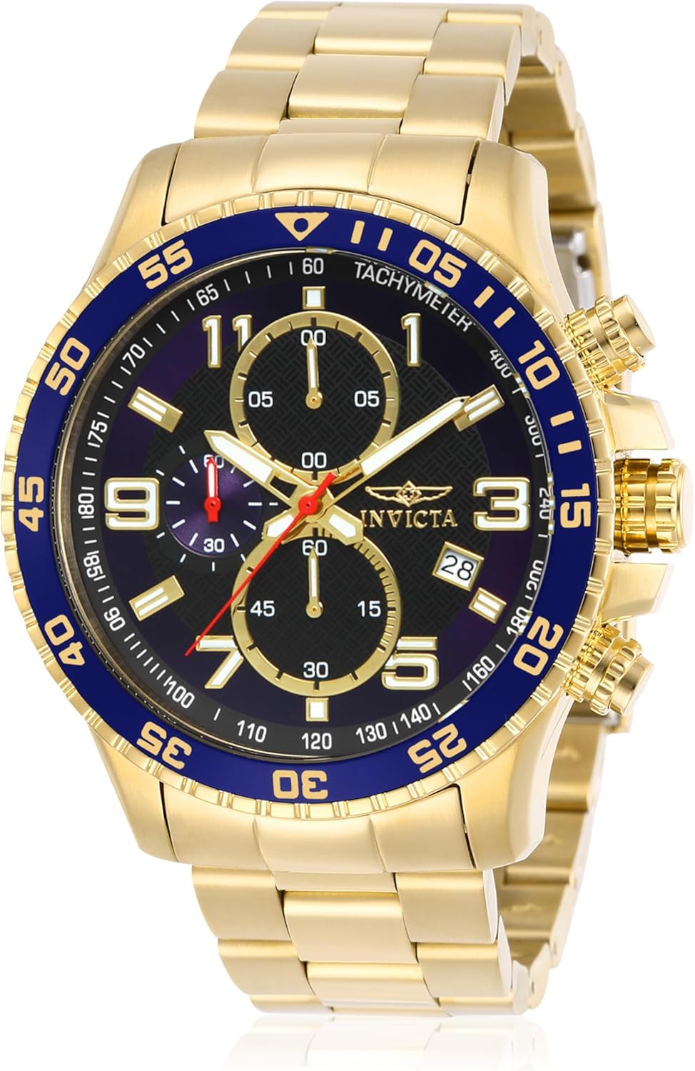 Invicta Specialty Men's Stainless Steel Quartz Watch 45mm