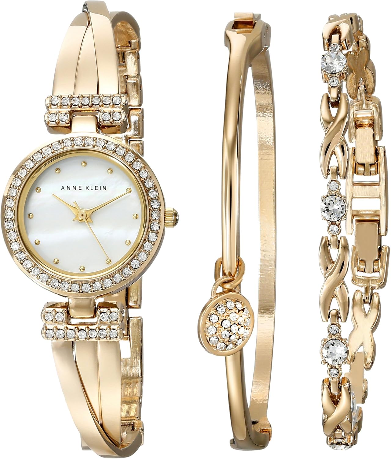 Anne Klein - Ladies Bracelet Watch Set