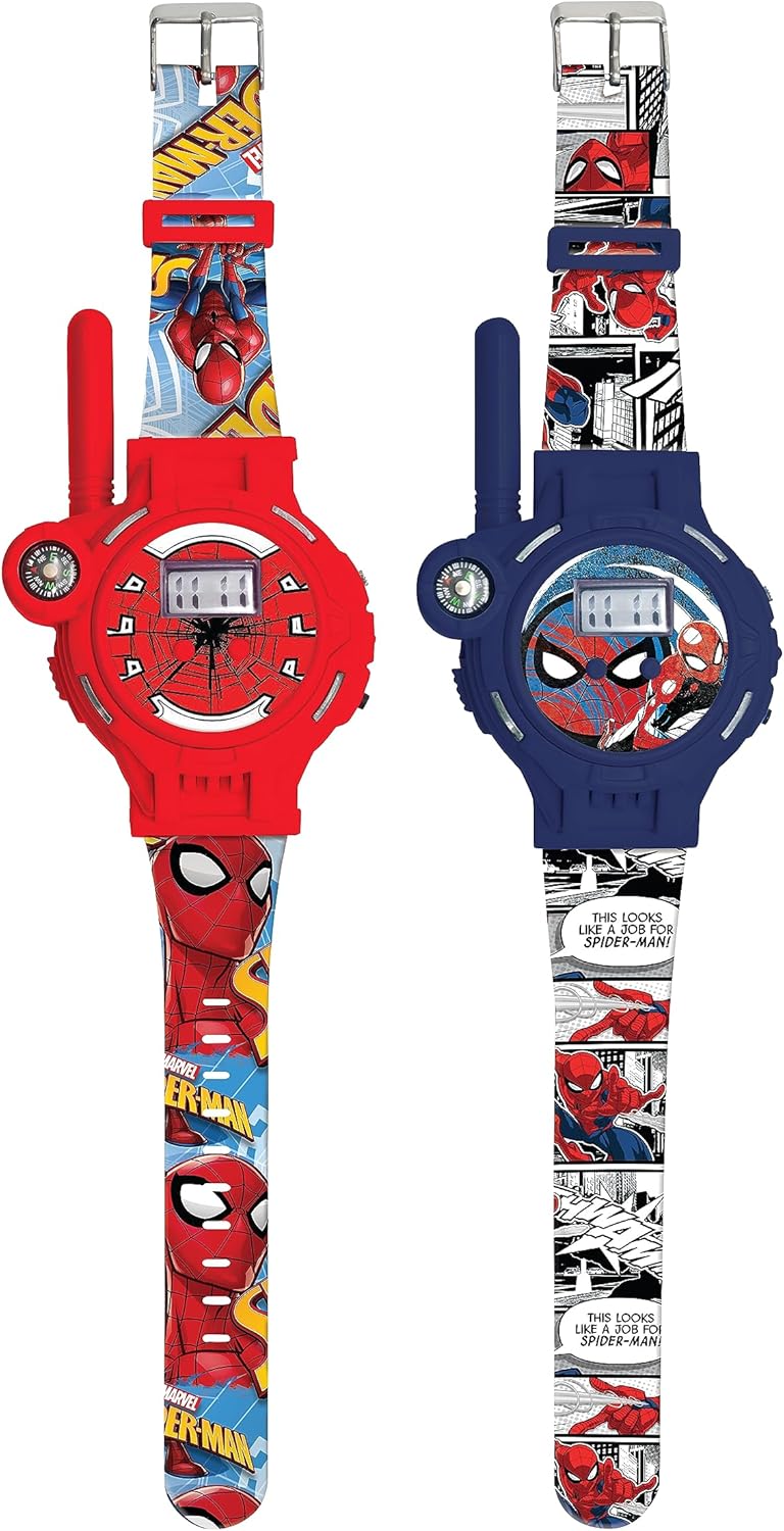 Lexibook, 2 Pieces, Range up to 200m/600ft, Blue / Red, Spider-Man