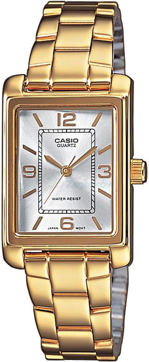 Casio Collection LTP-1234PG-7AEF Women's Wristwatch, Yellow Gold, Classic