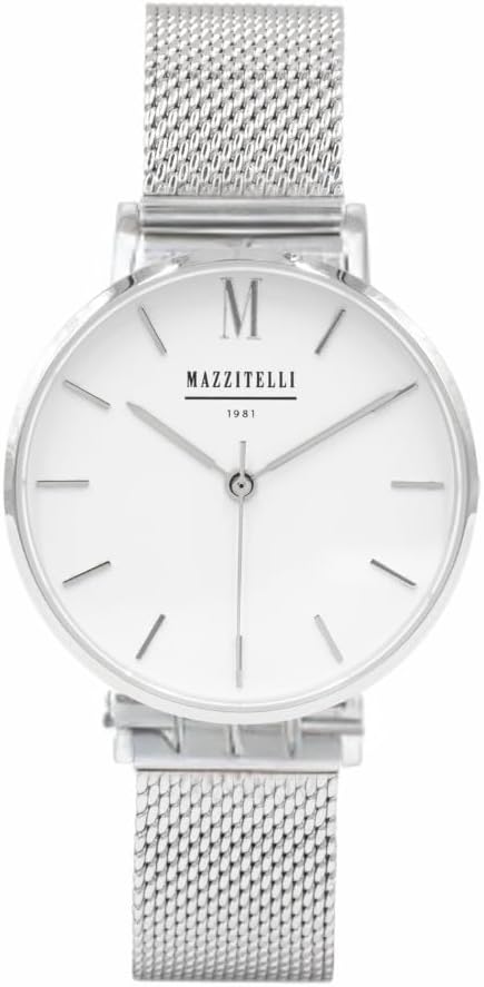 Orologio Donna In Acciaio Anallergico Inossidabile, Orologio Resistente All’acqua 5atm, Cinturino Bracciale Regolabile, Vetro Zaffiro Antigraffio - Oro Rosa, Argento